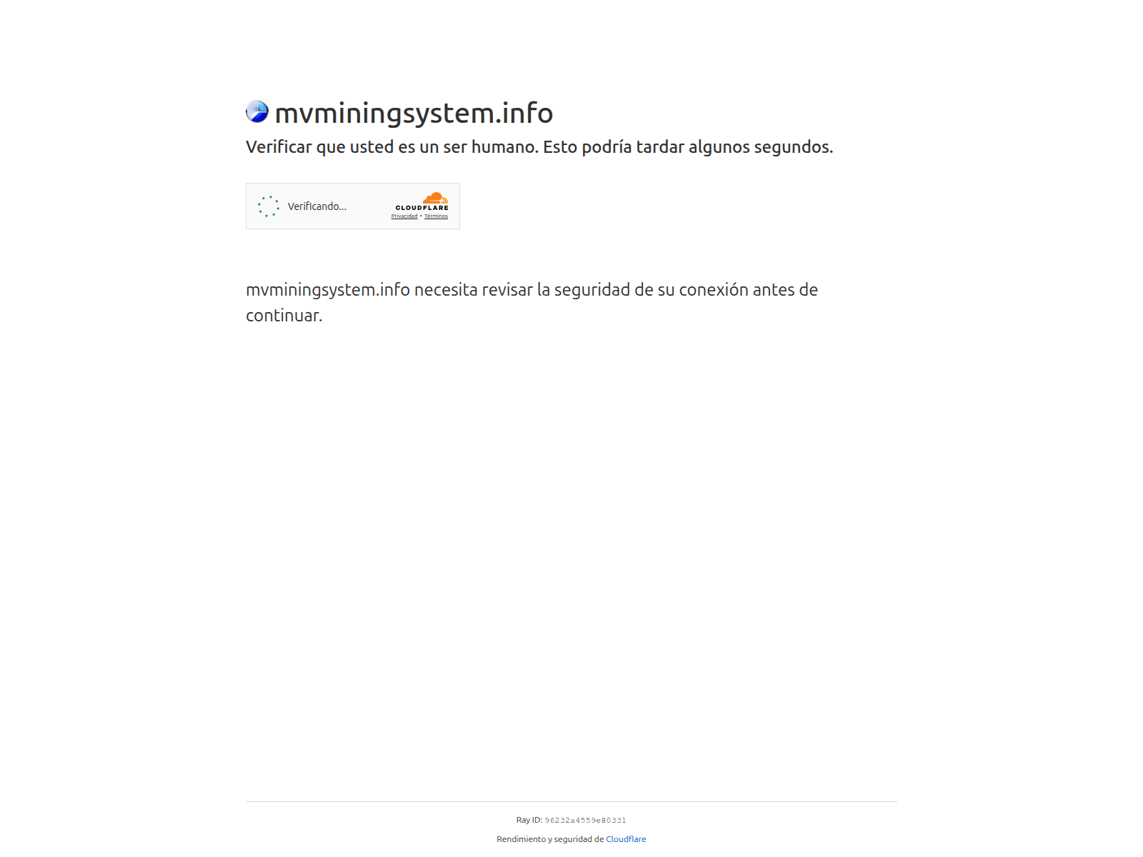 Screenshot of mvminingsystem.info