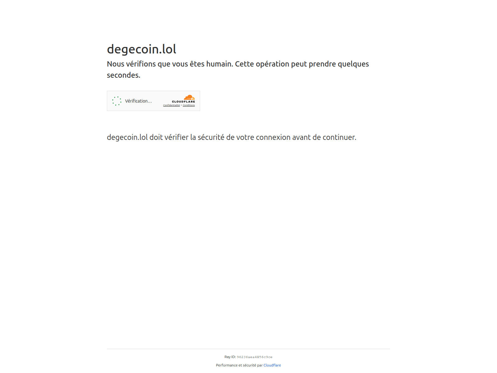 Screenshot of degecoin.lol