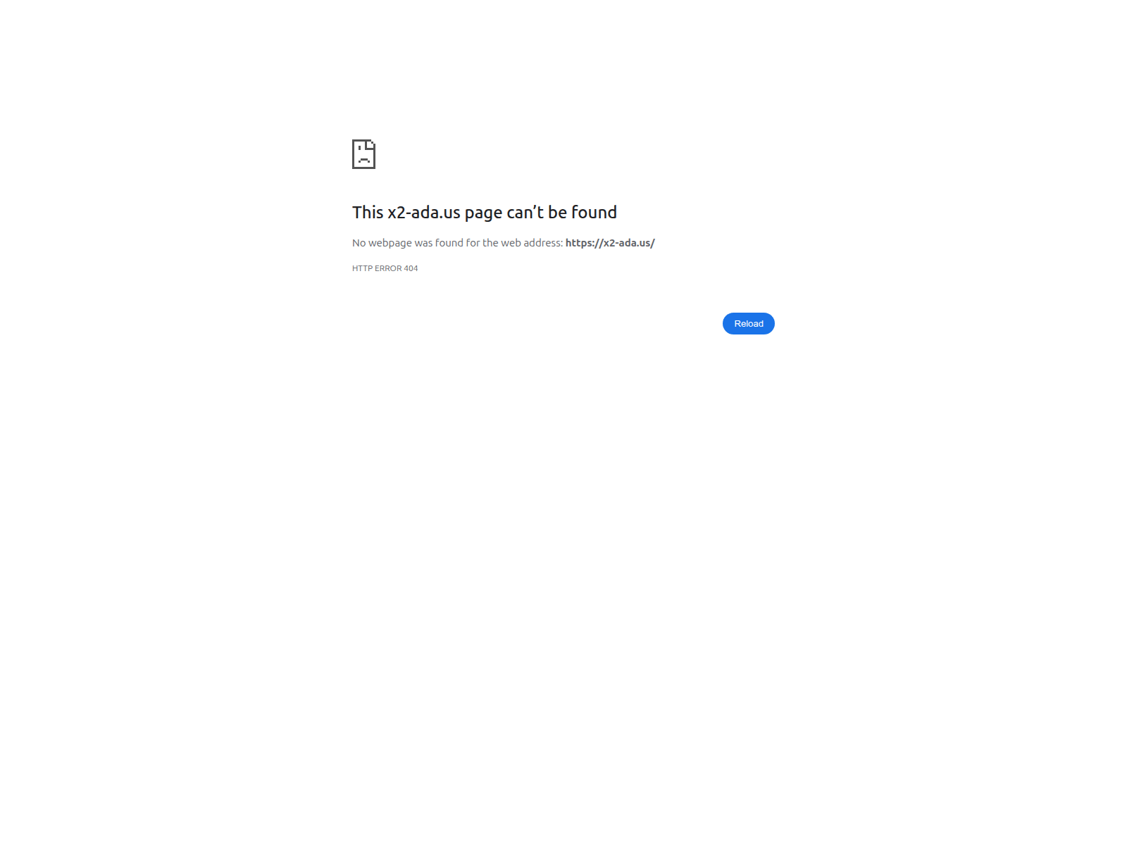 Screenshot of x2-ada.us