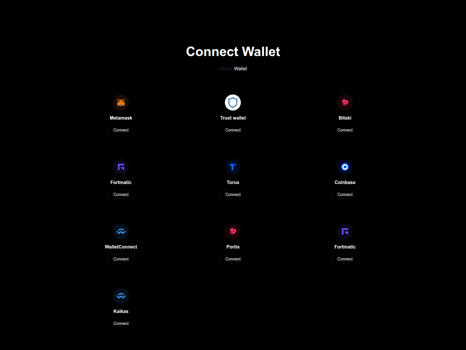 Screenshot of wallet-connect-8ffe8.web.app