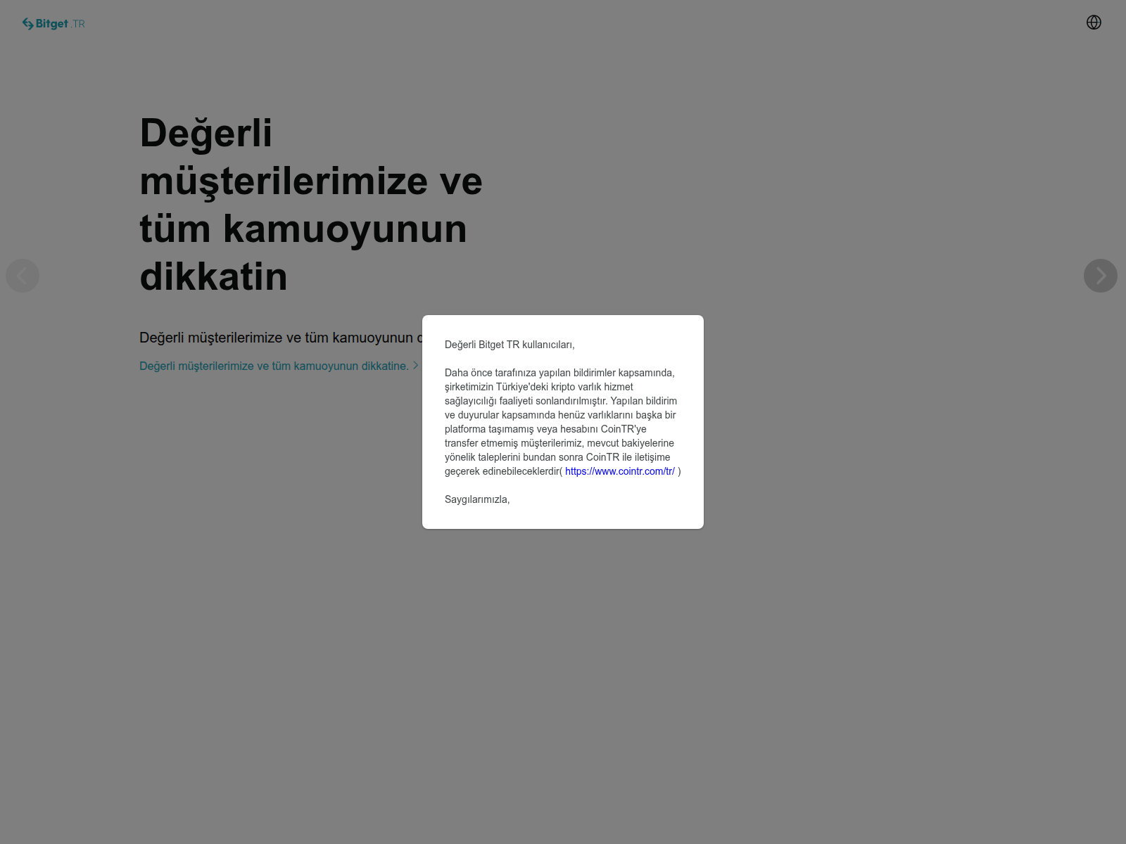 Screenshot of bitgettr.com