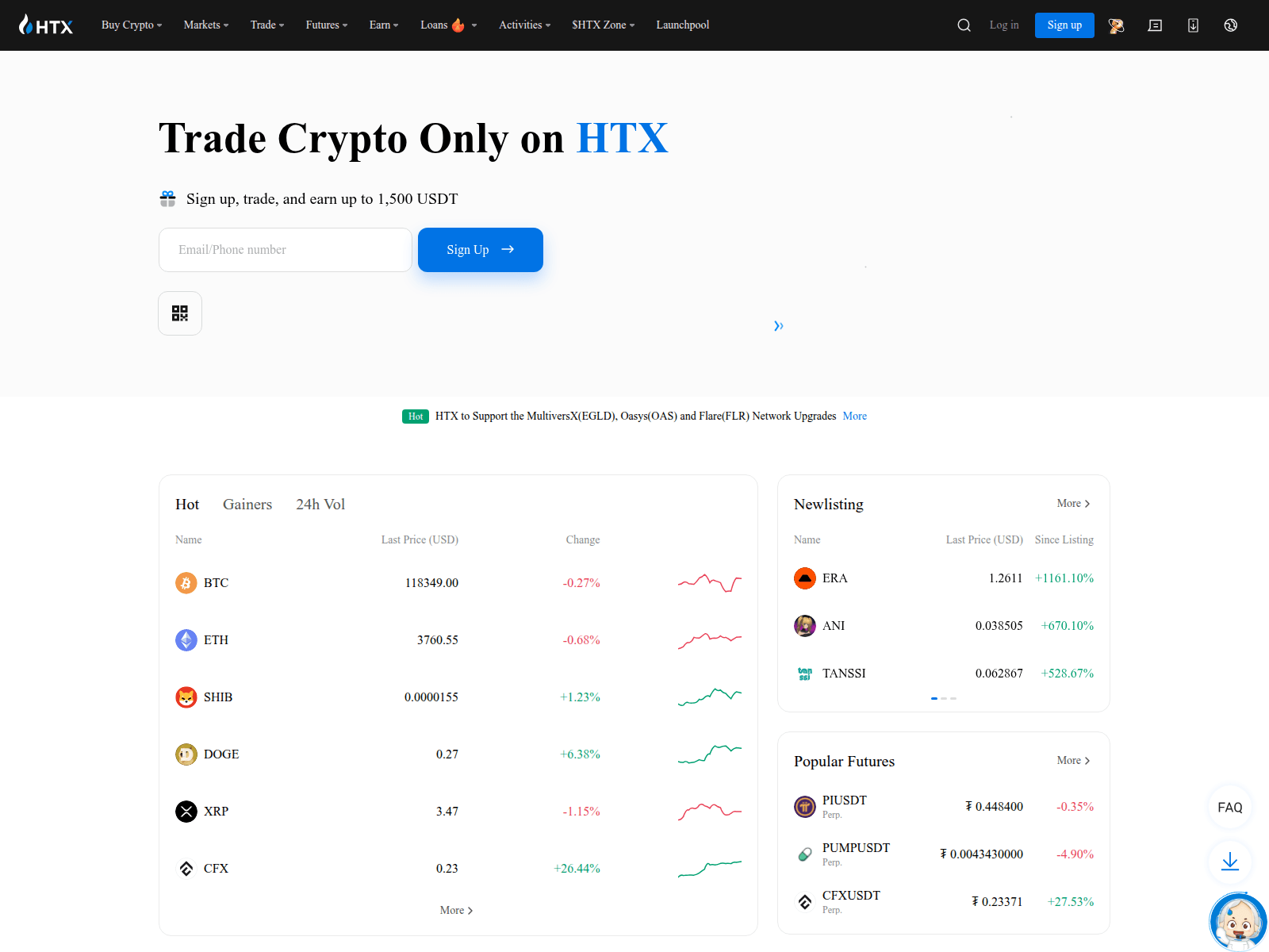 Screenshot of huobi.br.com