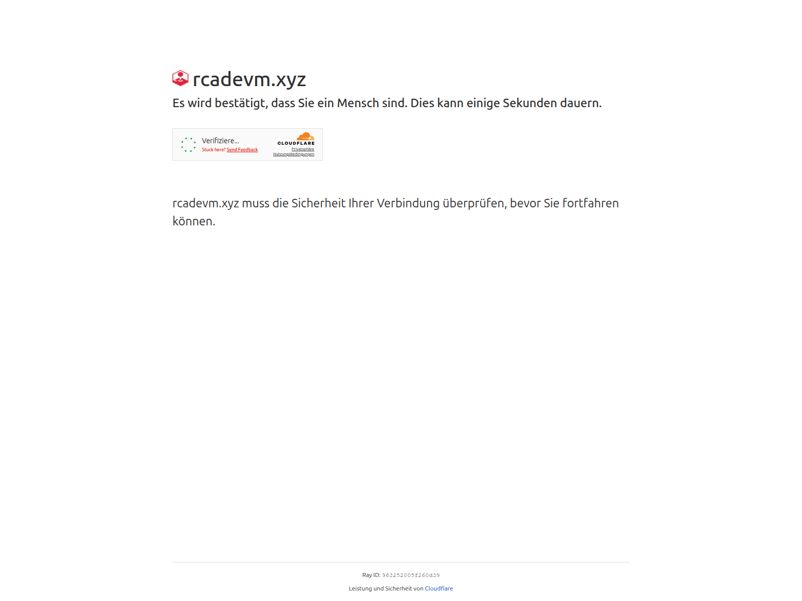 Screenshot of rcadevm.xyz