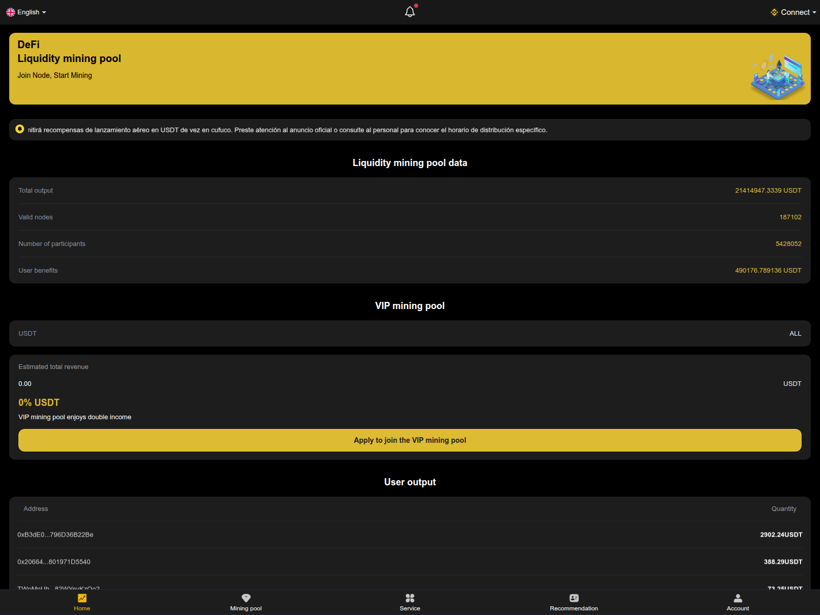 Screenshot of 9kdefi3f.top