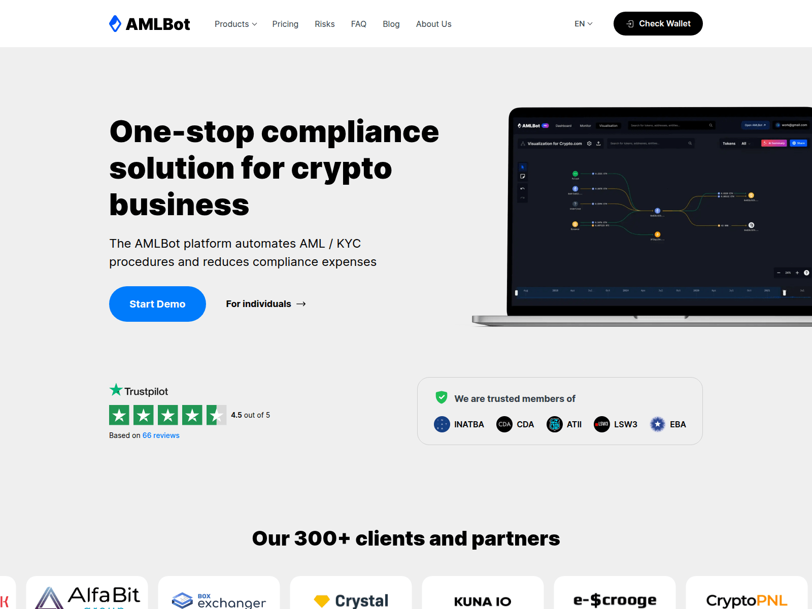 Screenshot of checkaml.pages.dev