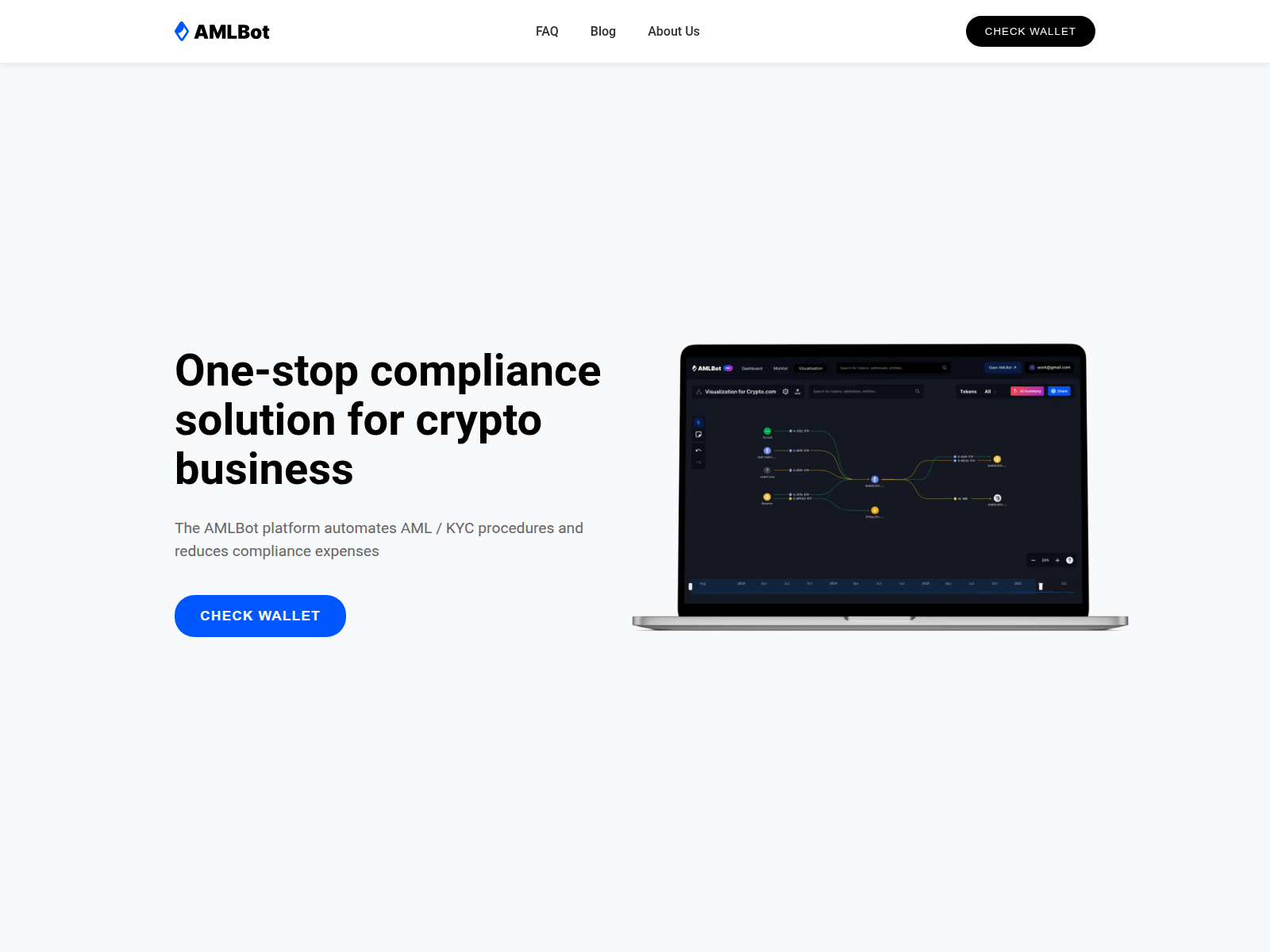 Screenshot of amlreport.guru