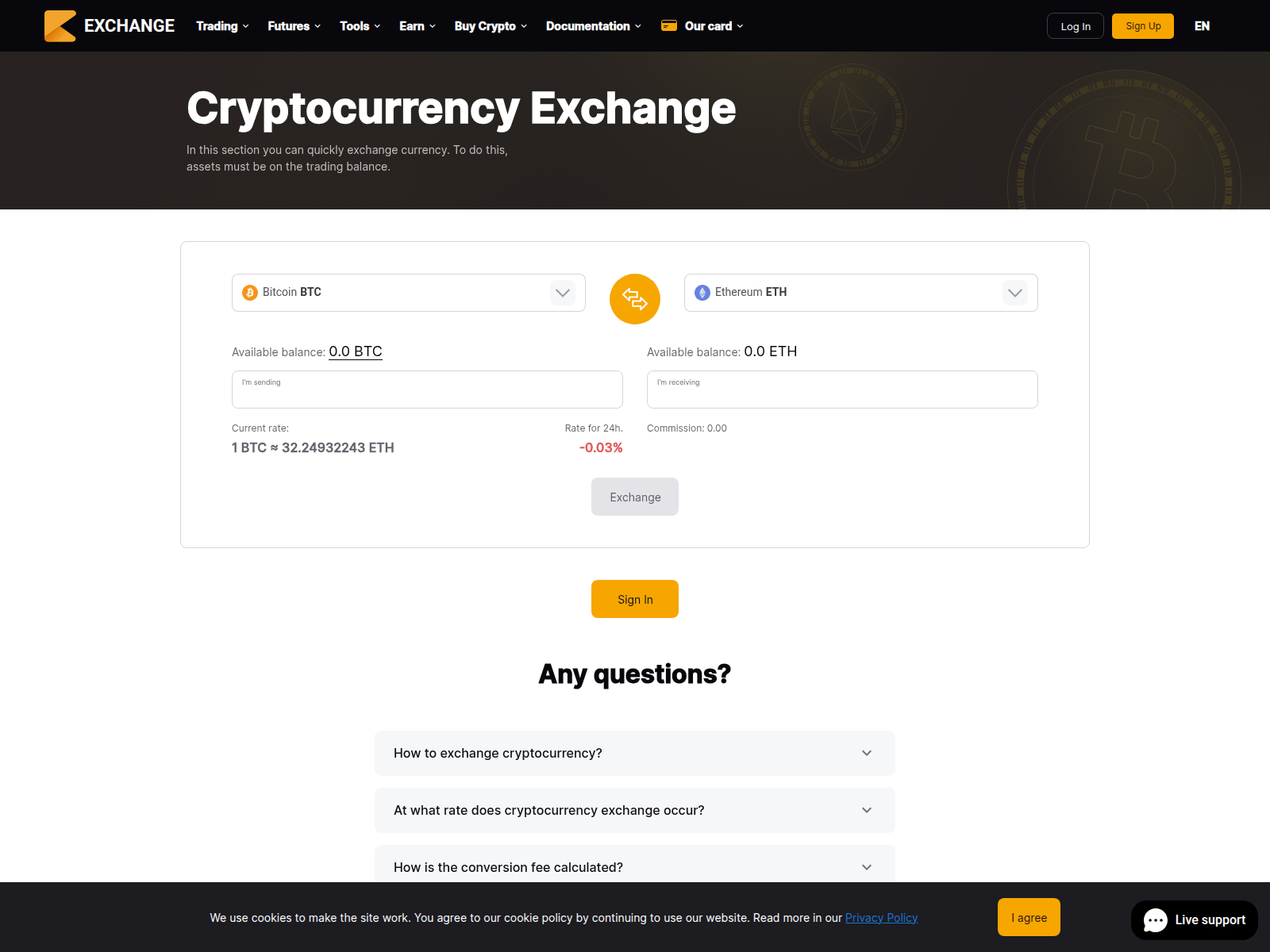 Screenshot of degobtc.com