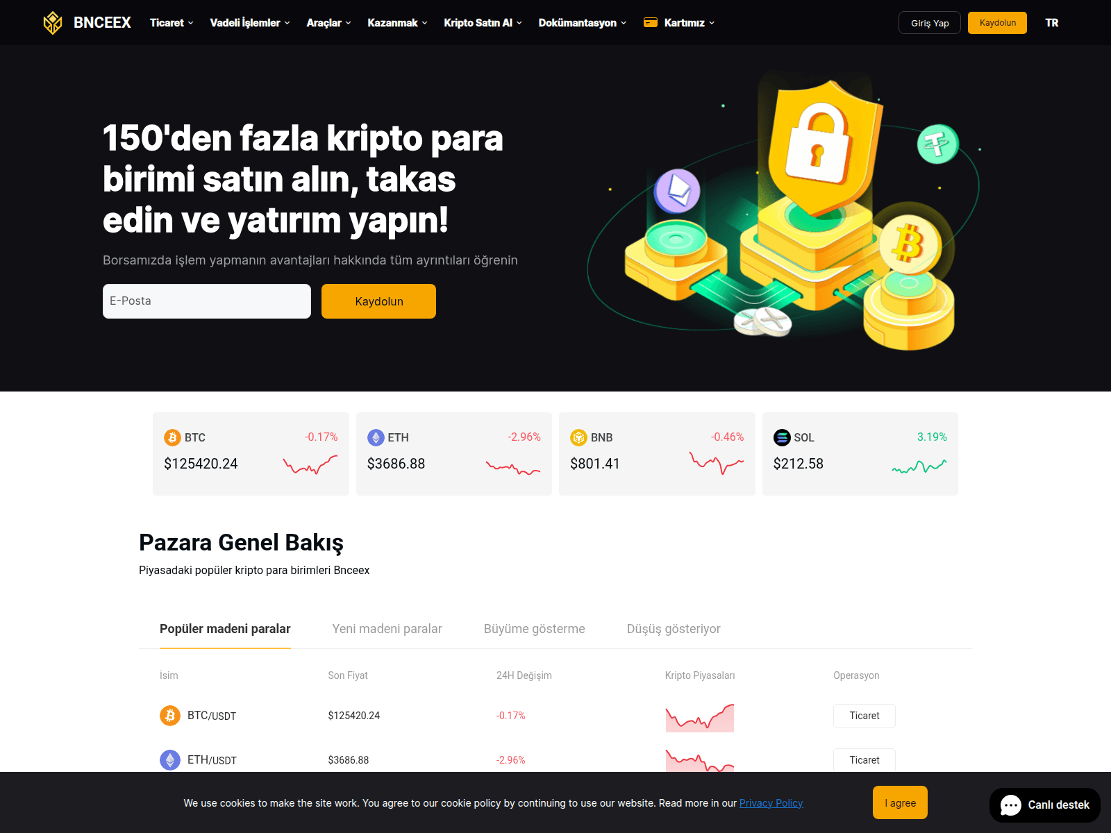 Screenshot of bnceex.com