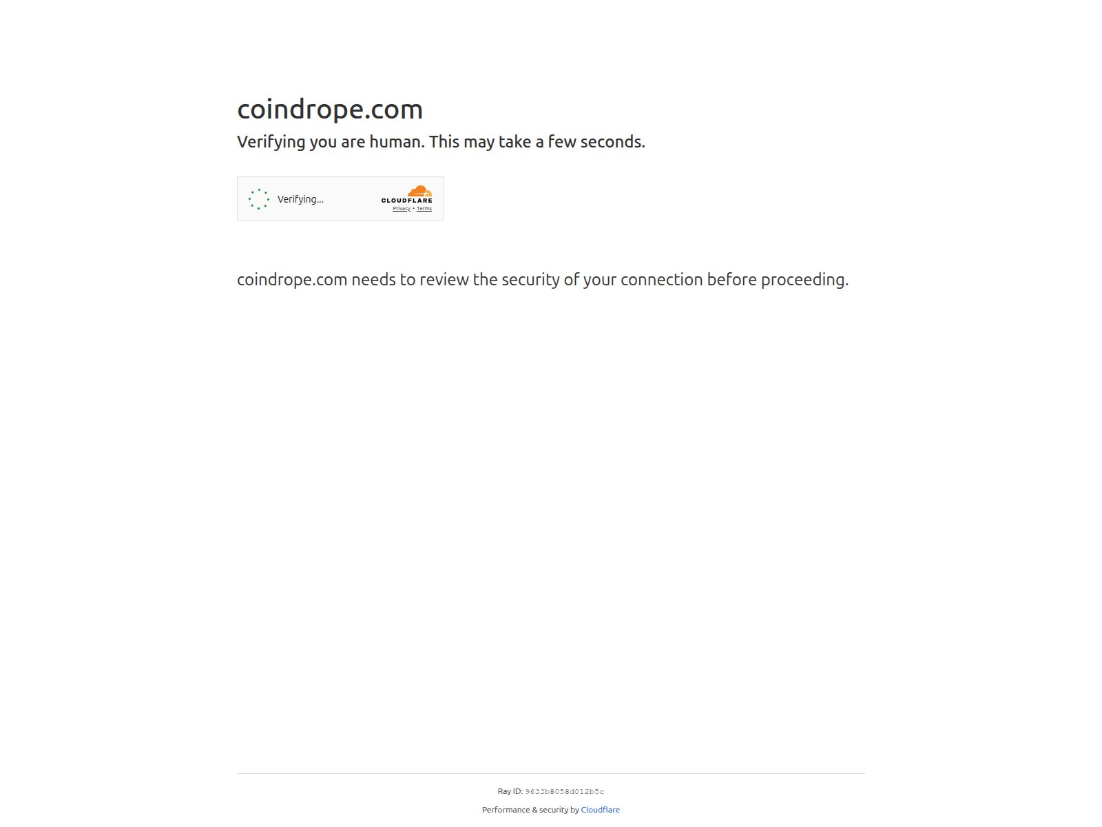 Screenshot of coindrope.com