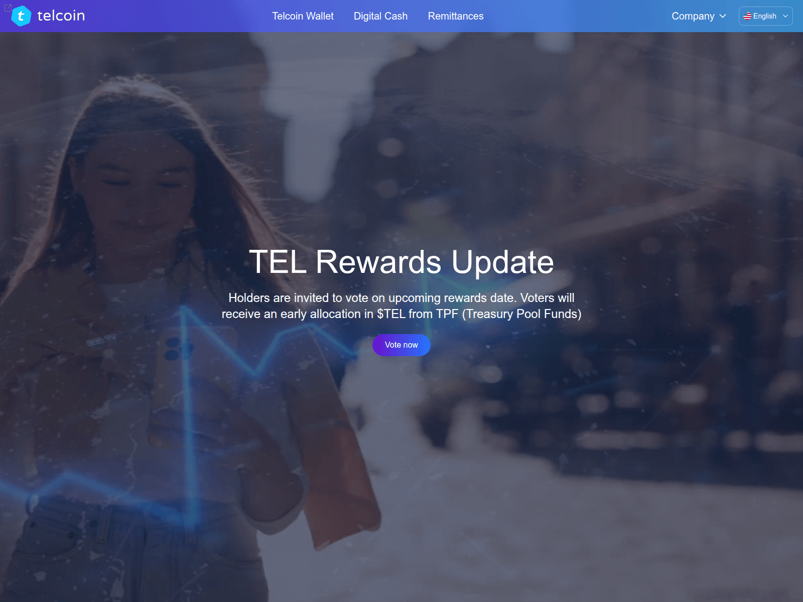 Screenshot of rewards-telcoin.xyz