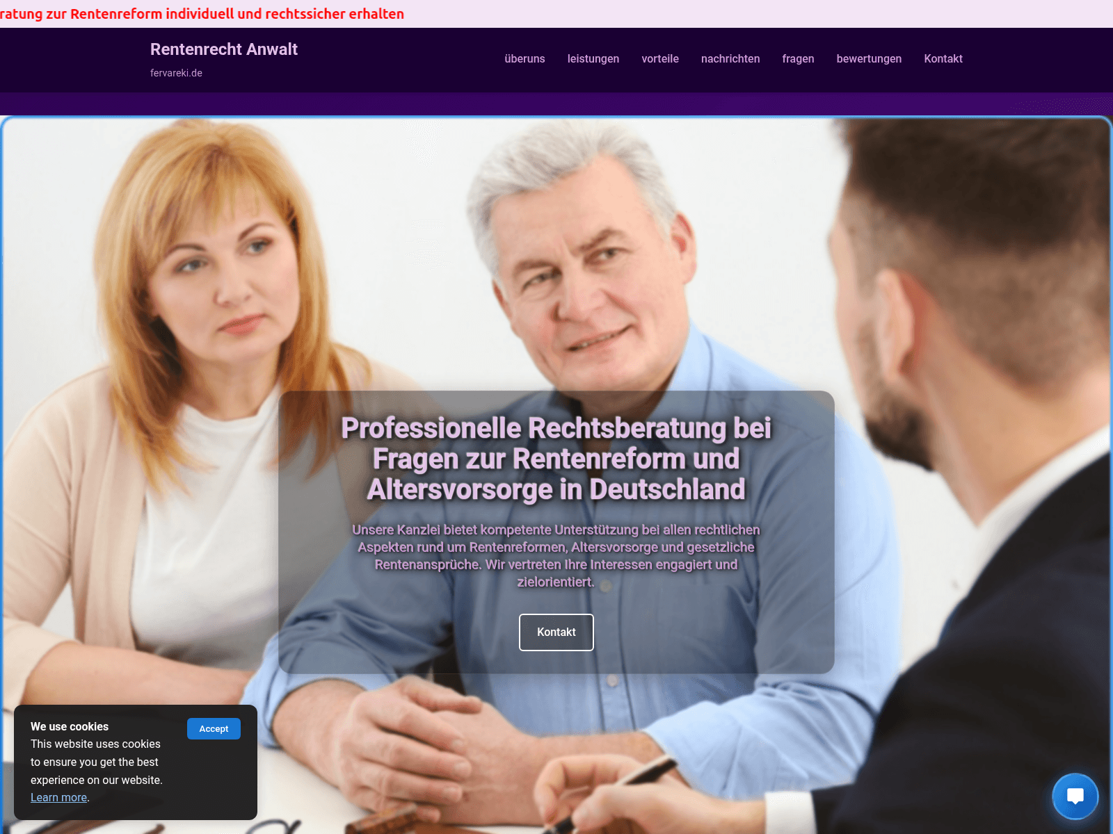 Screenshot of fervareki.de