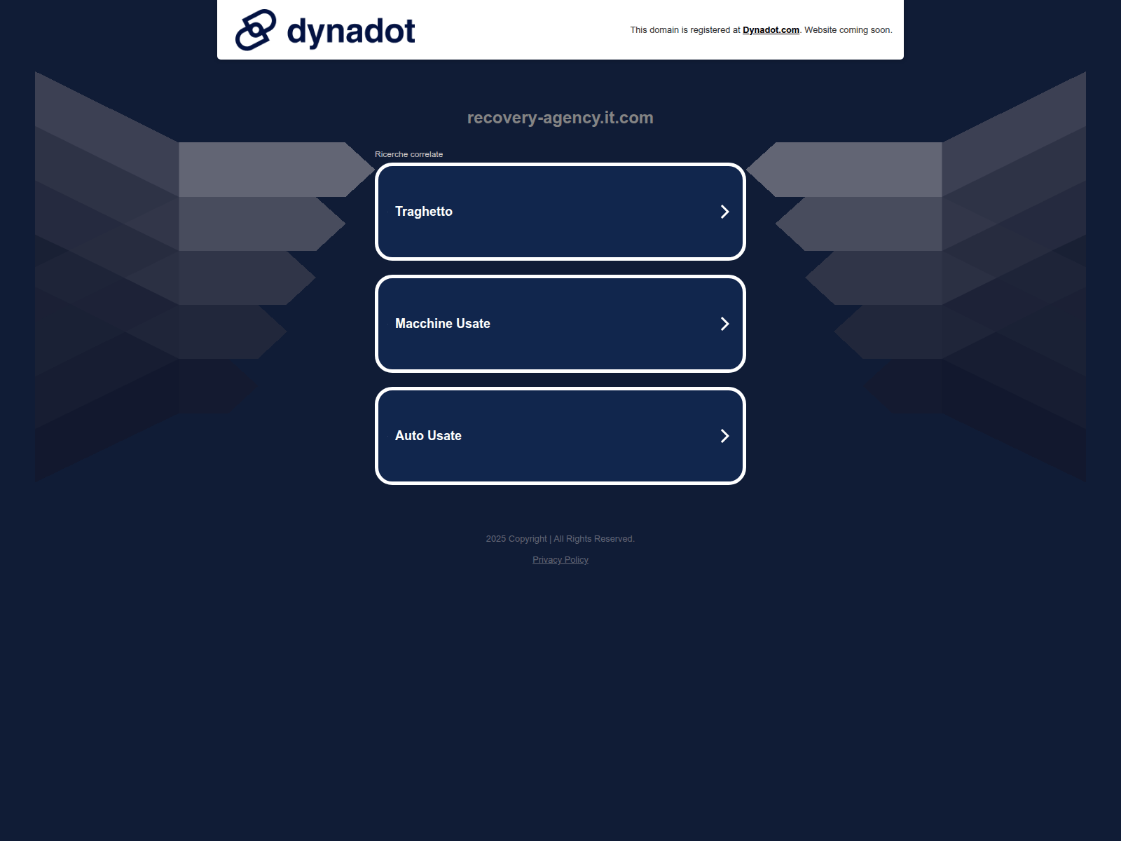 Screenshot of recovery-agency.it.com