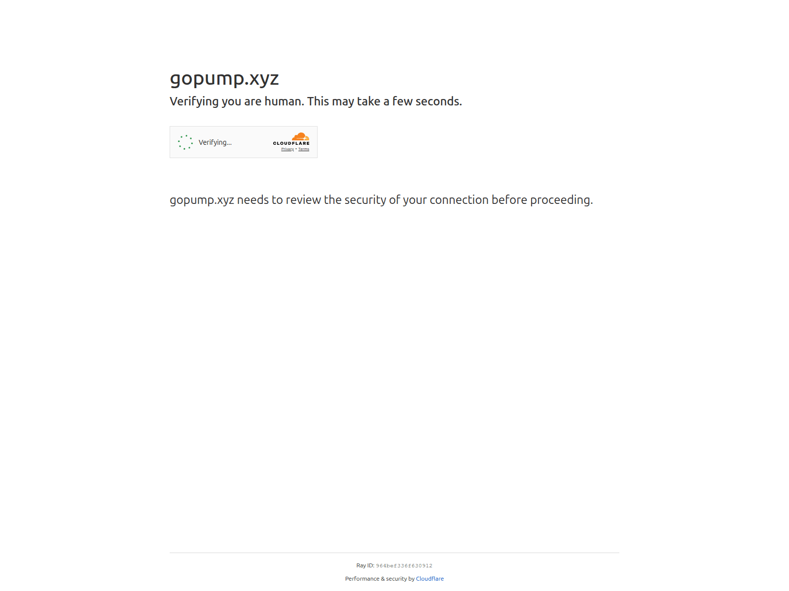 Screenshot of gopump.xyz