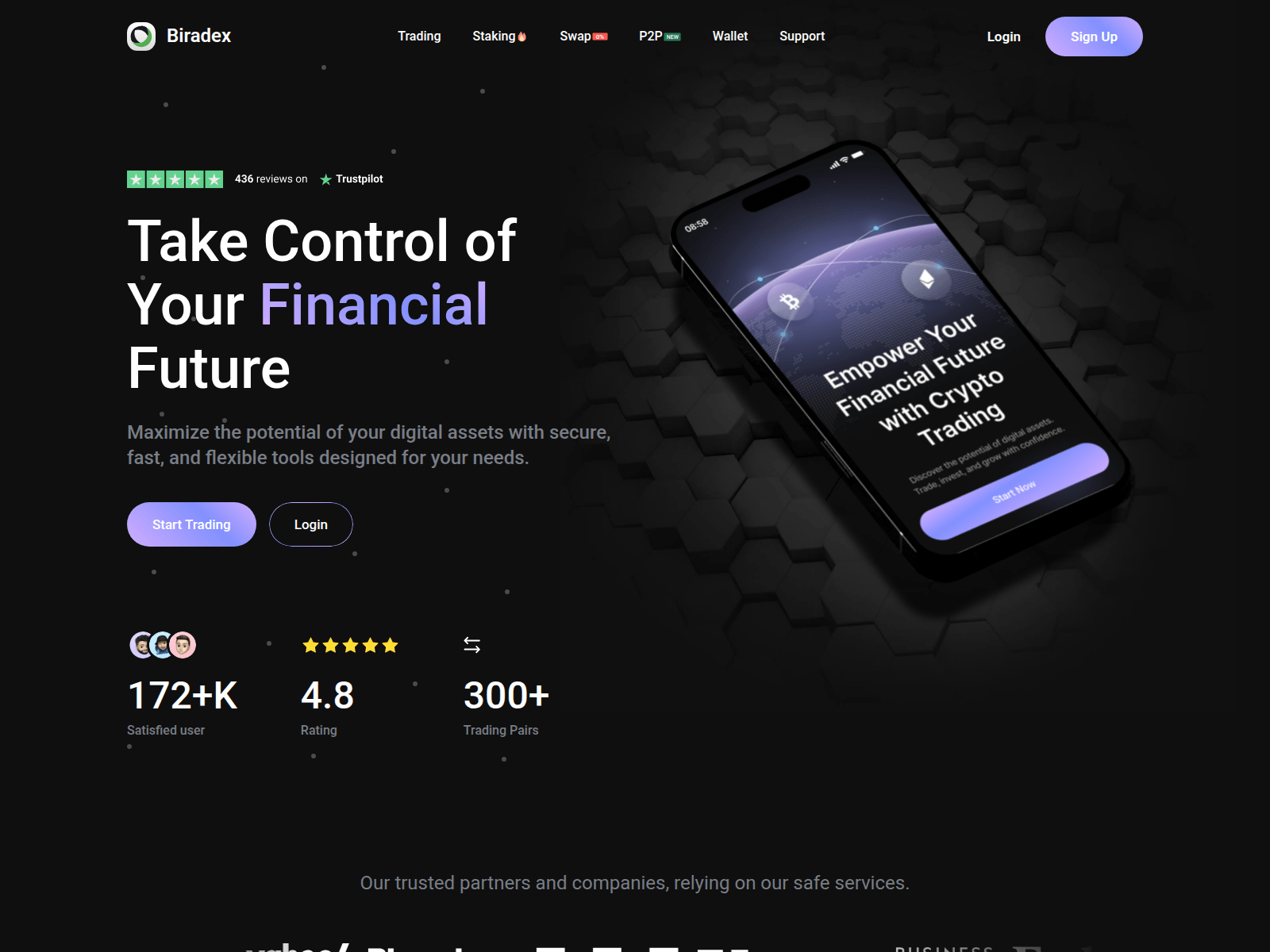 Screenshot of biradex.com