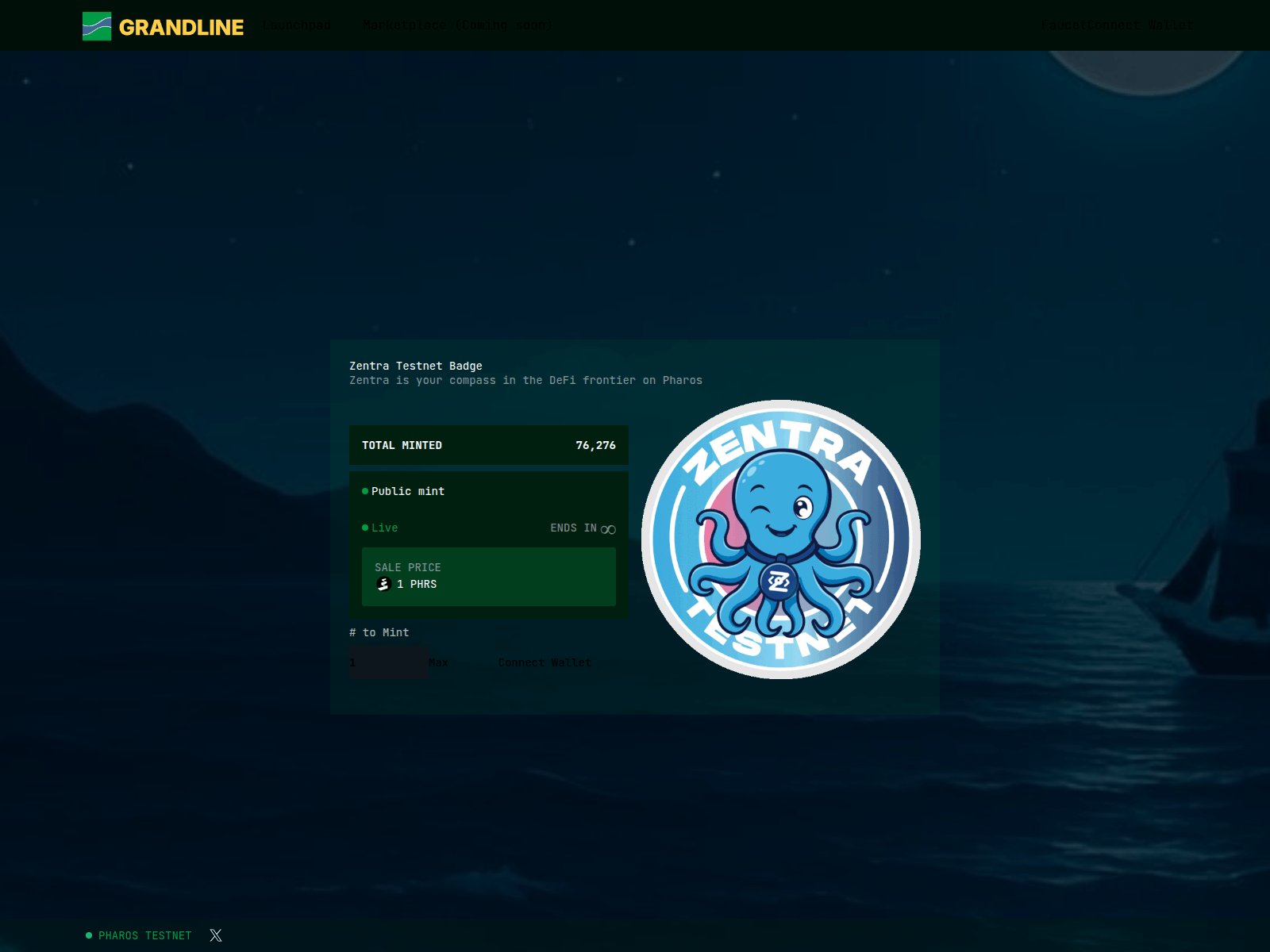 Screenshot of grandline.run
