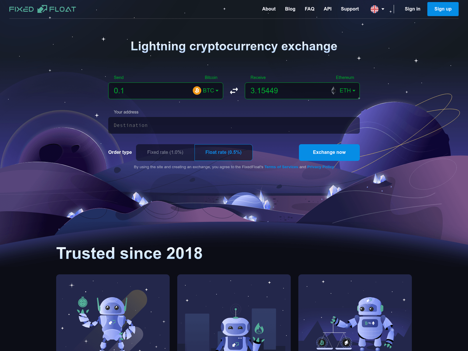 Screenshot of ff-exchange.art