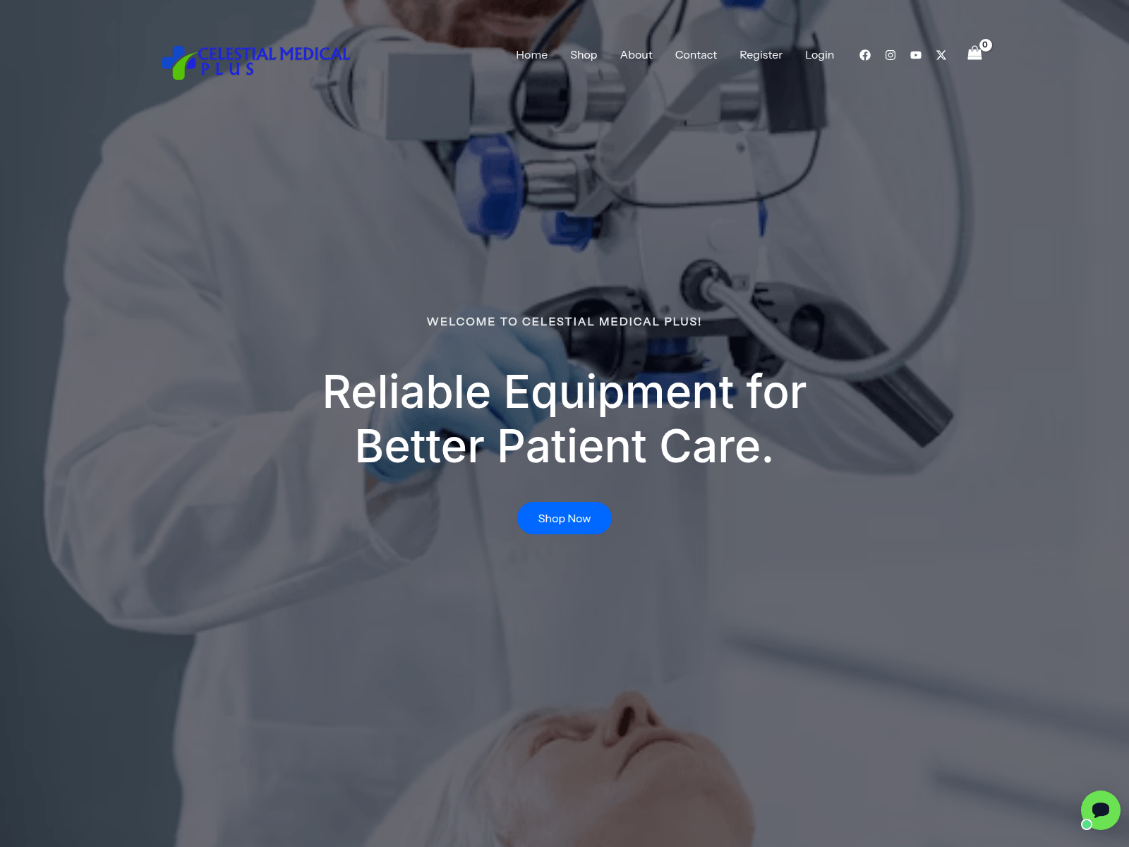 Screenshot of celetialmedsplus.com