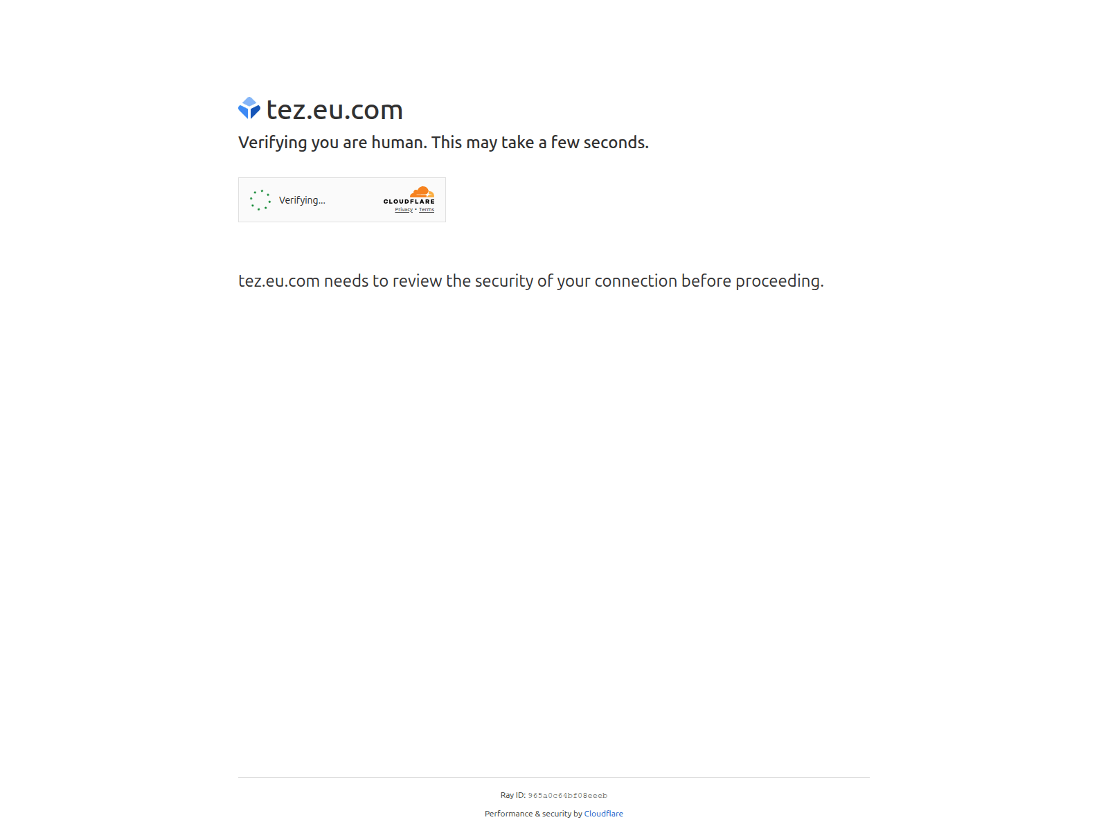 Screenshot of tez.eu.com