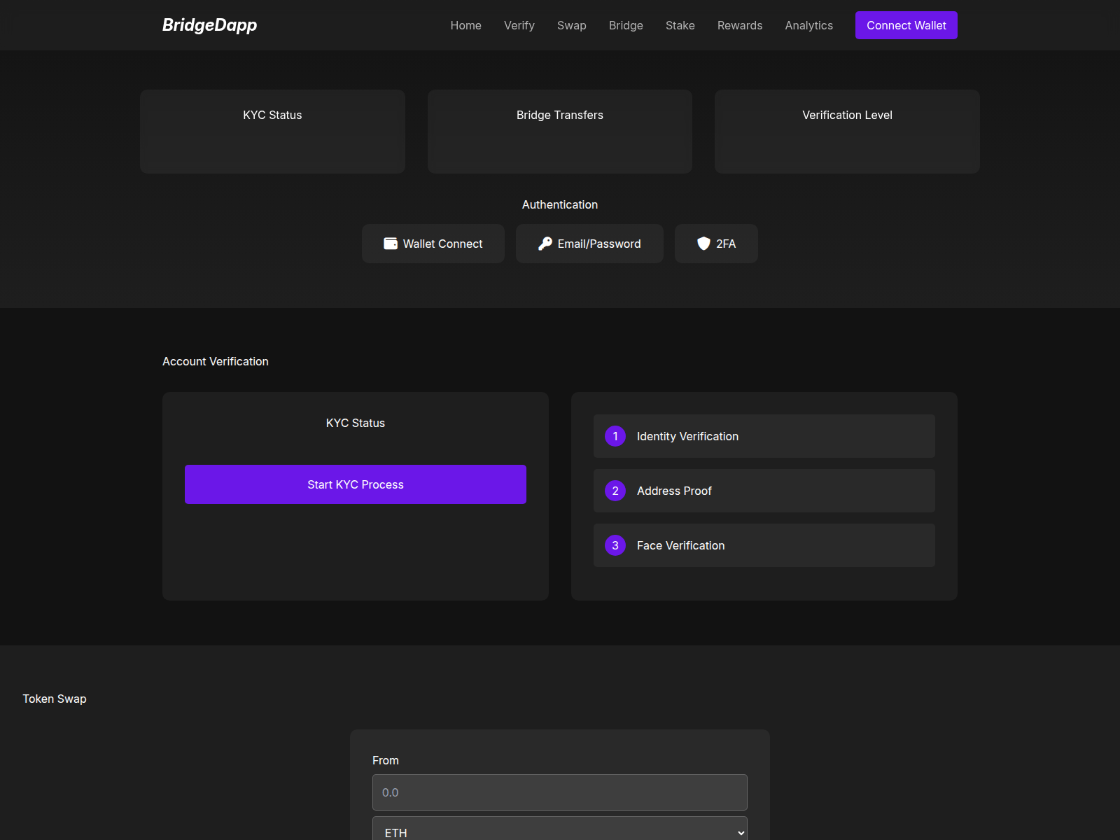 Screenshot of bridgedapp.nl