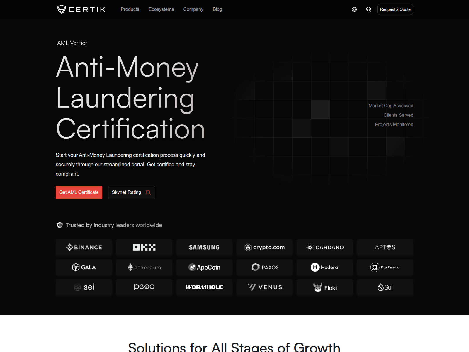 Screenshot of certikcompliance.com