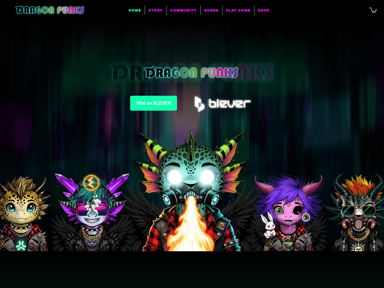Screenshot of dragonpunks.top