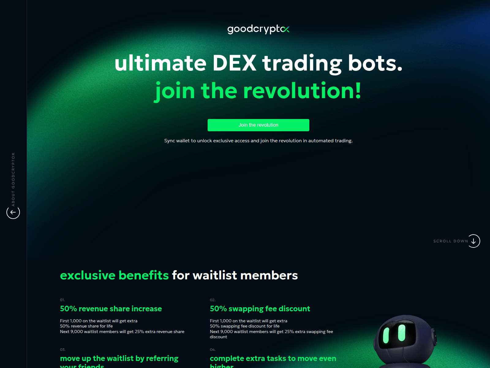 Screenshot of copytradingfun.com