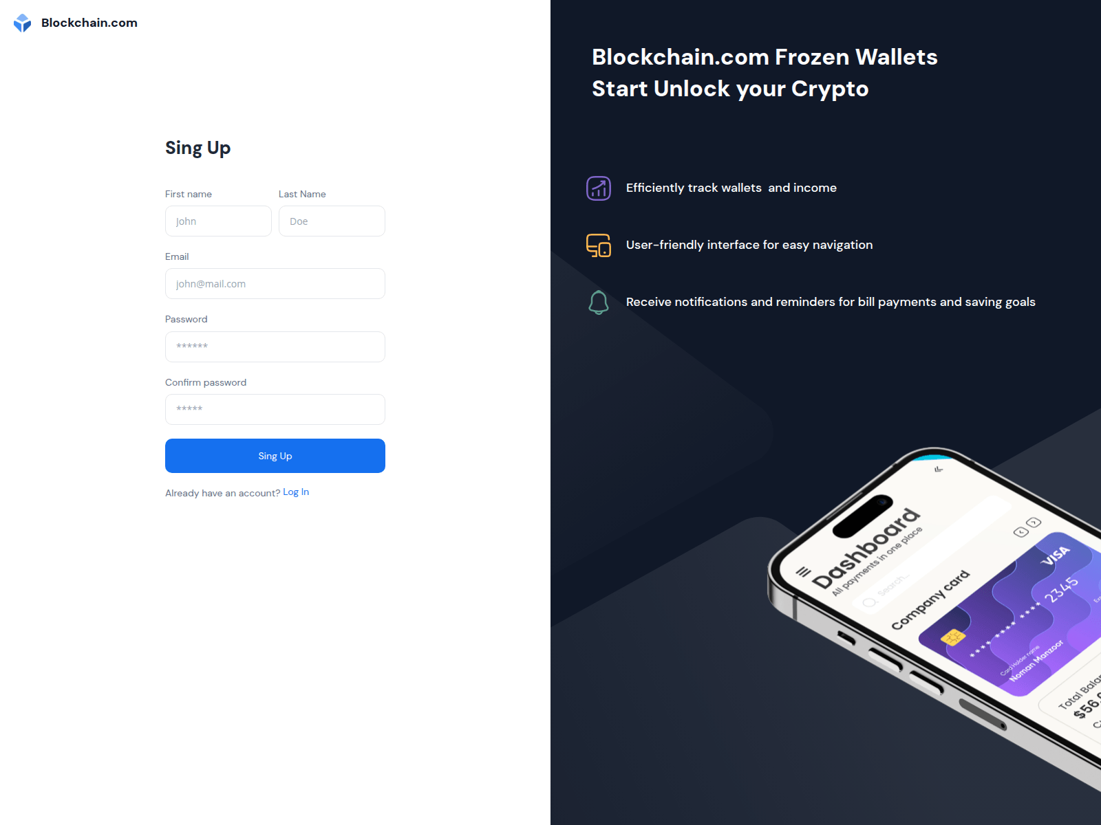 Forensic screenshot of maintenance-wallet-xbt.info