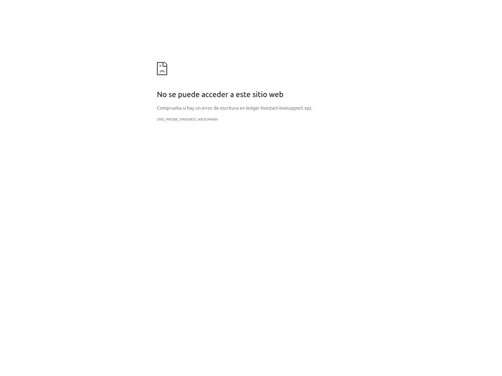 Screenshot of ledger-livestart-livesupport.xyz