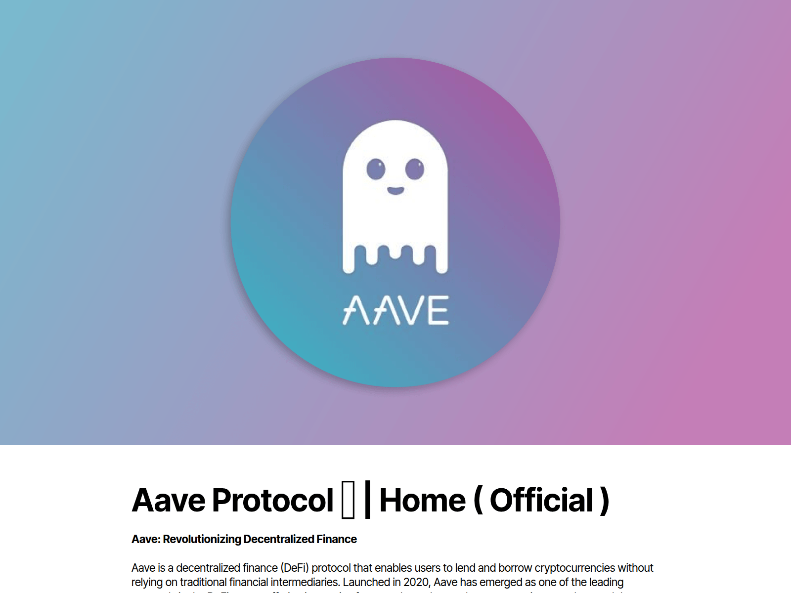 Forensic screenshot of v3-aave.github.io