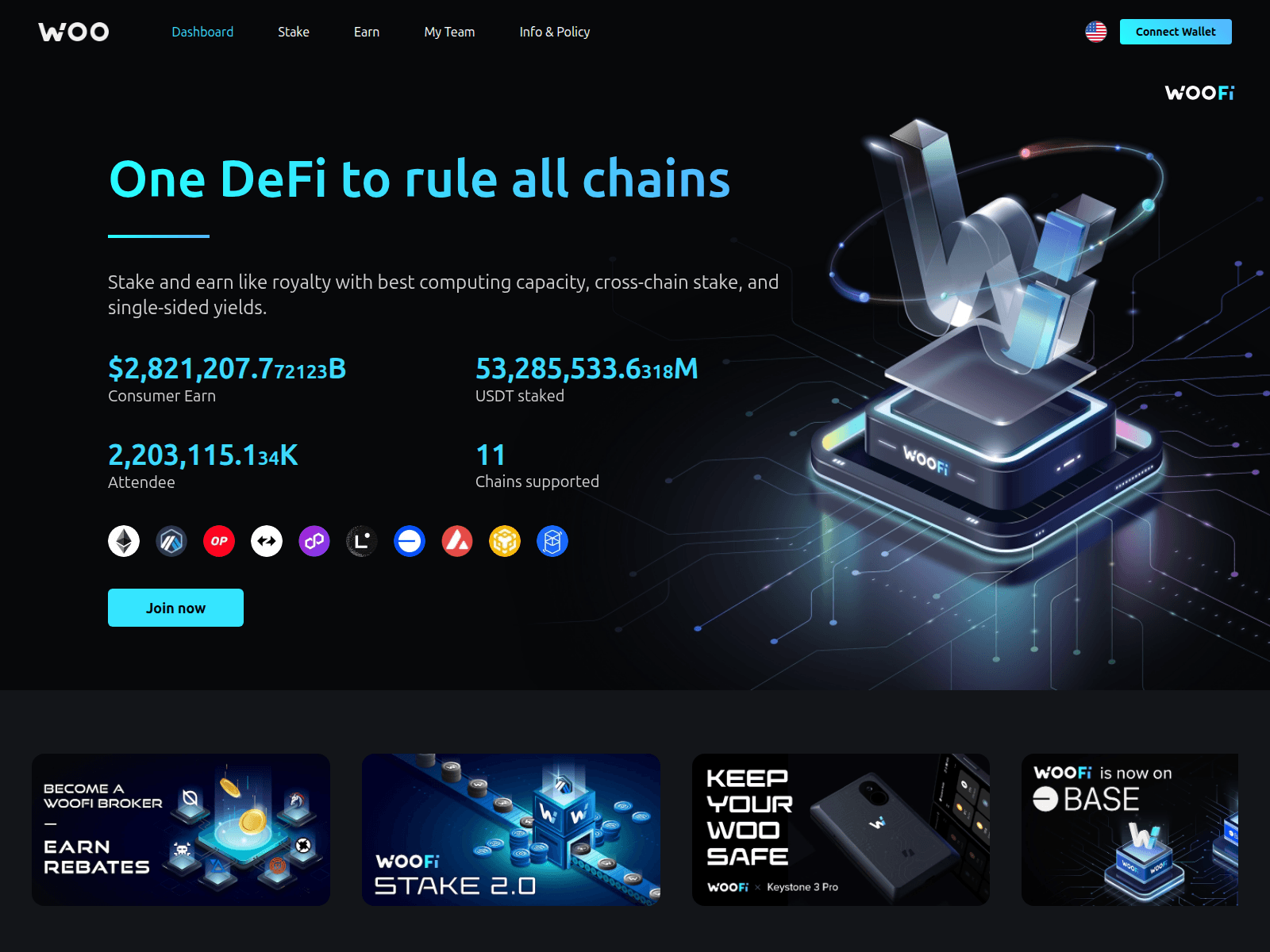 Screenshot of woofimining.com