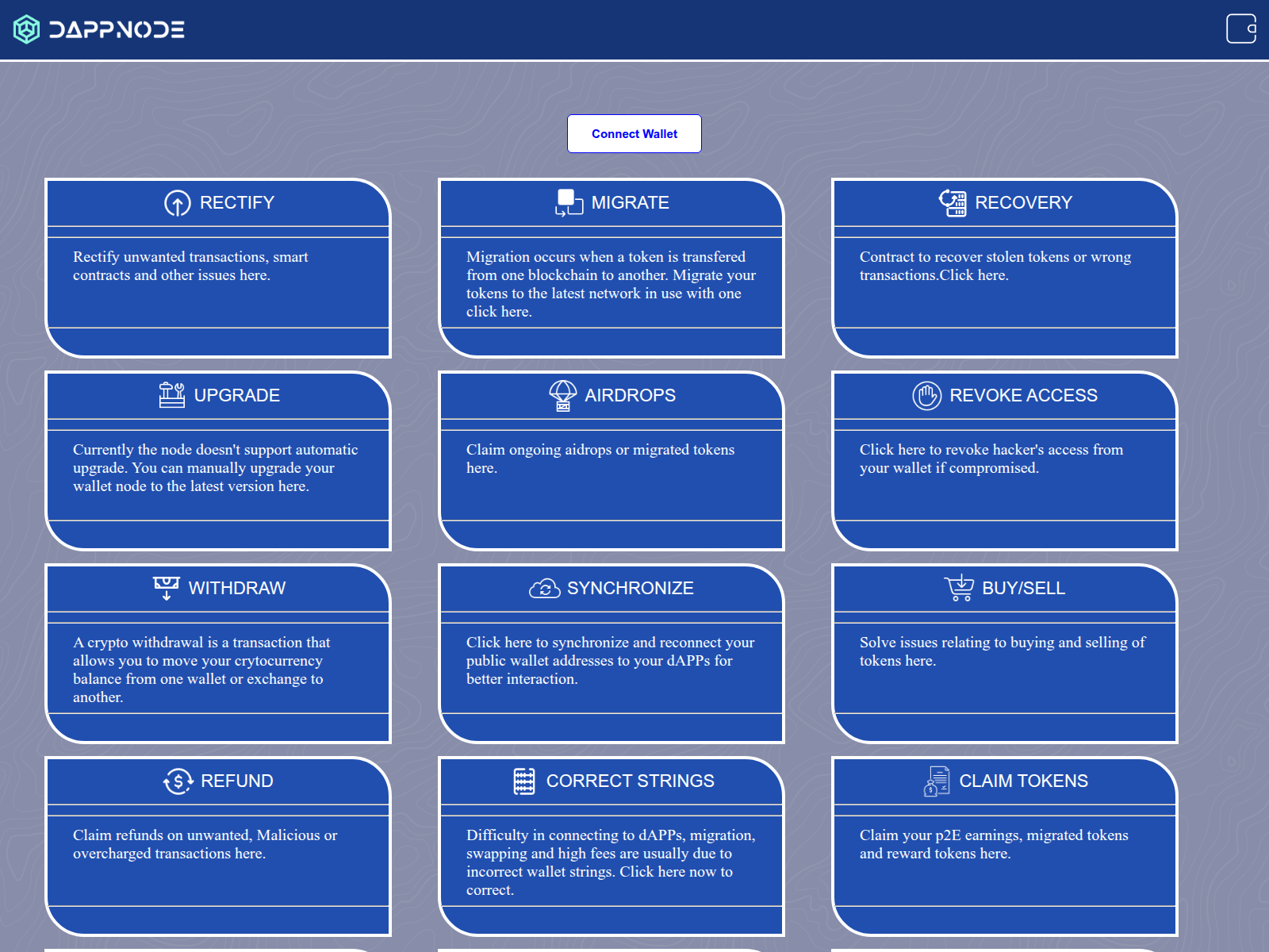 Screenshot of onchainfixes.pro
