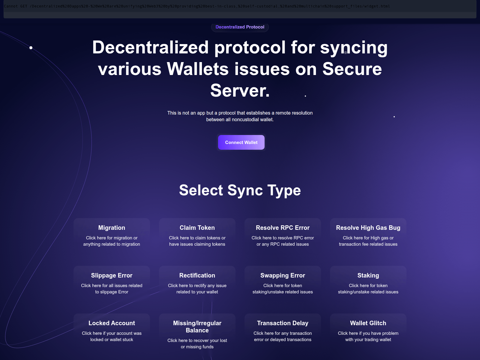 Screenshot of defi-nodehub.icu