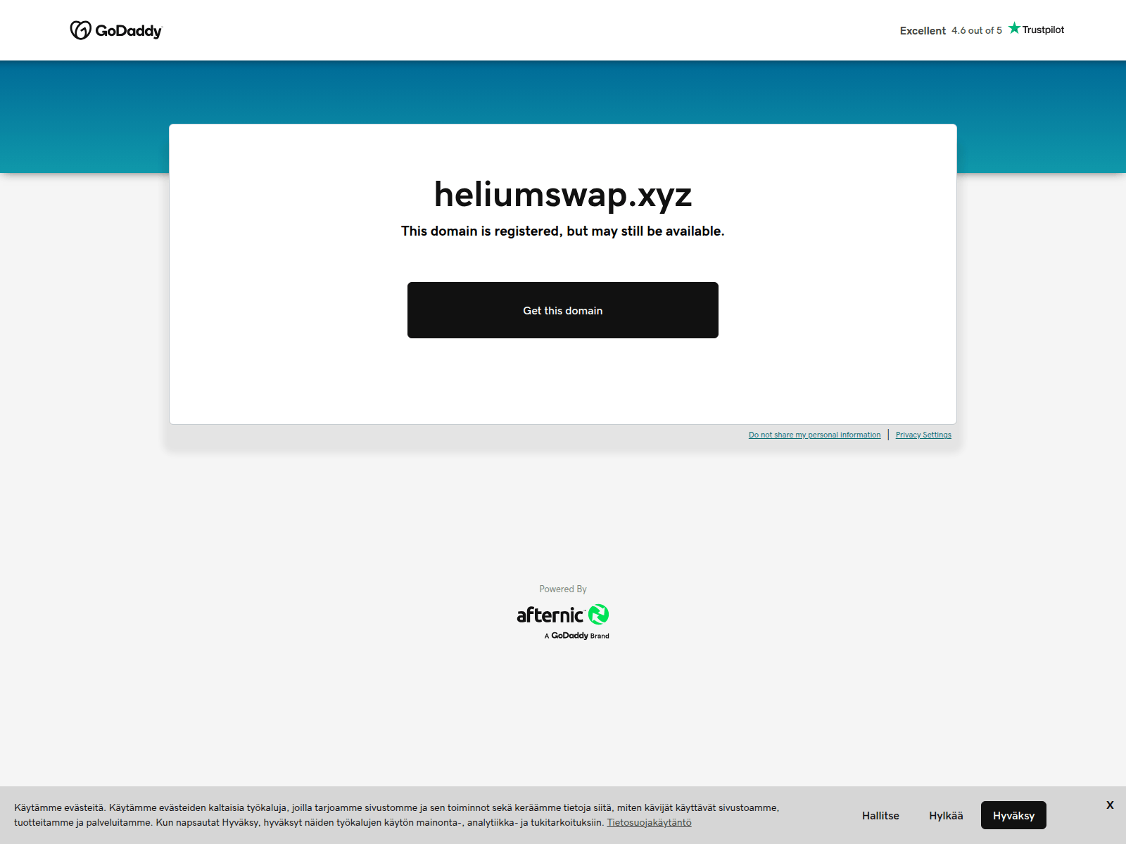 Screenshot of heliumswap.xyz