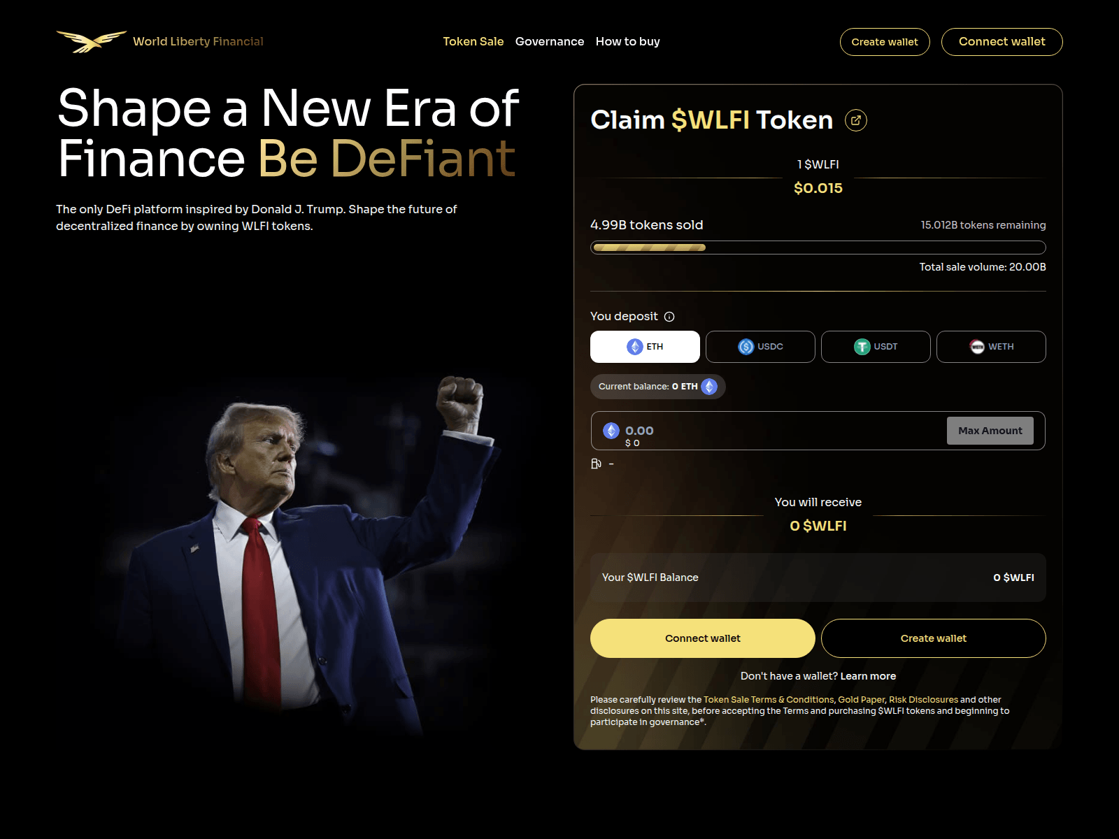 Screenshot of worledlibertyfinance.com