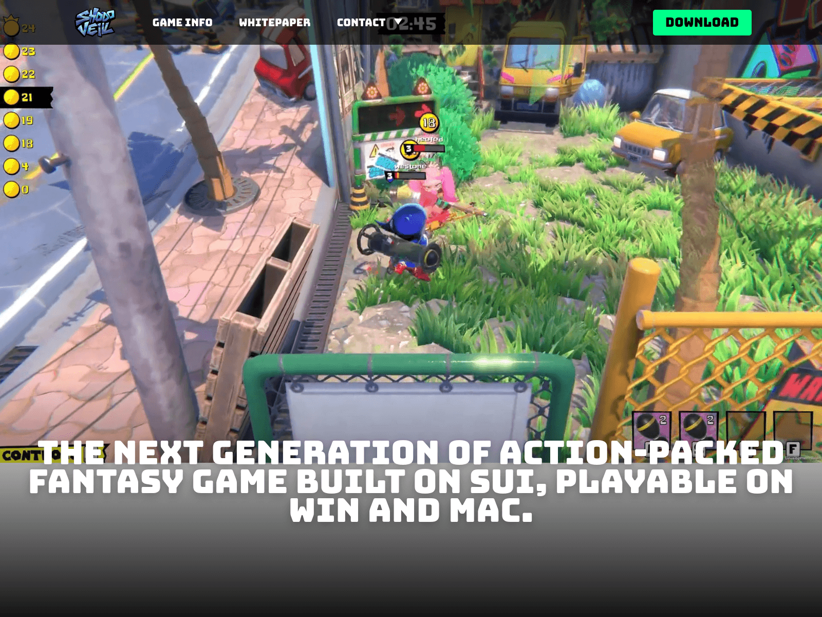Screenshot of shodoveil.xyz
