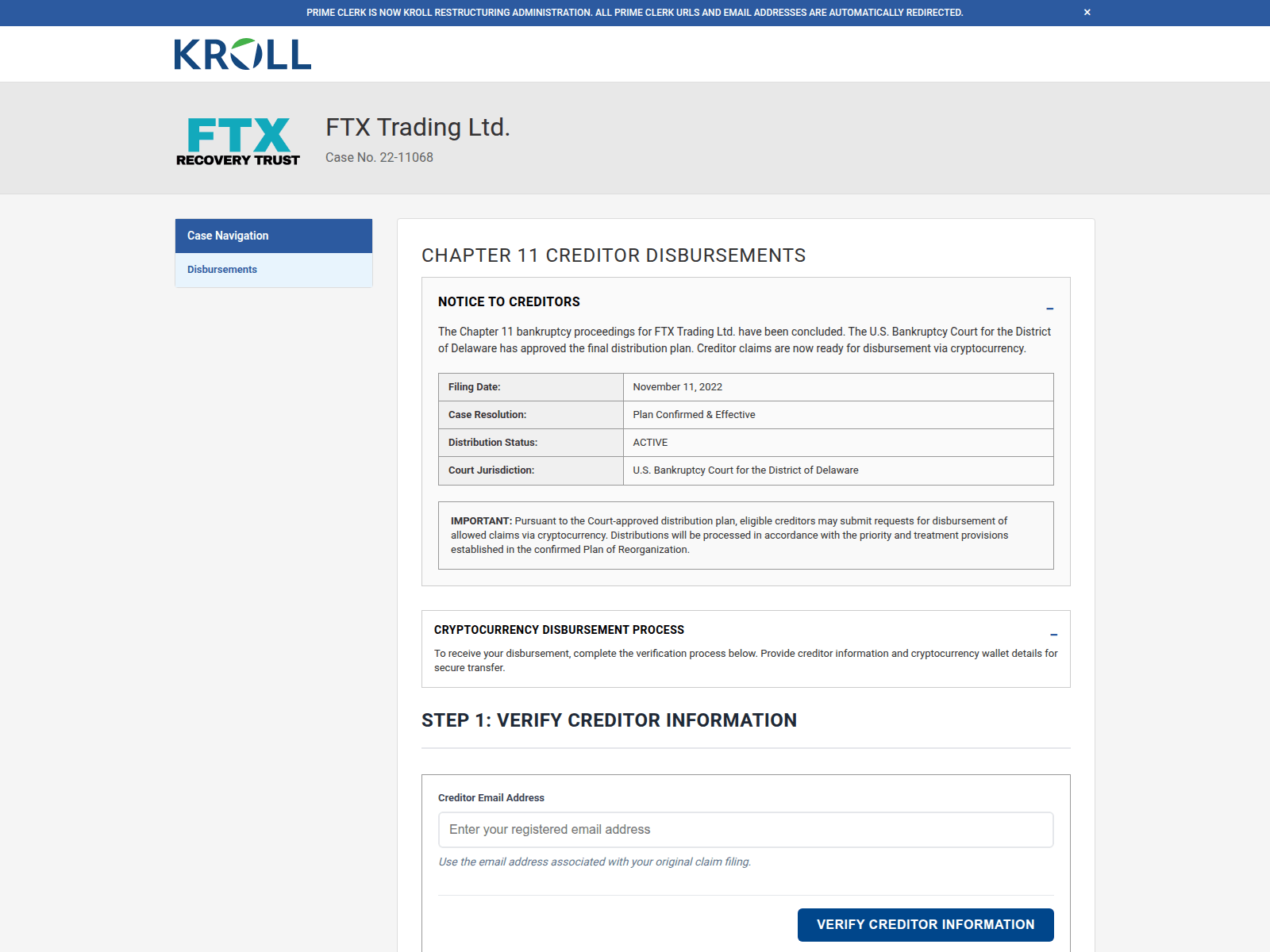 Screenshot of ftxlimited-krollra.net