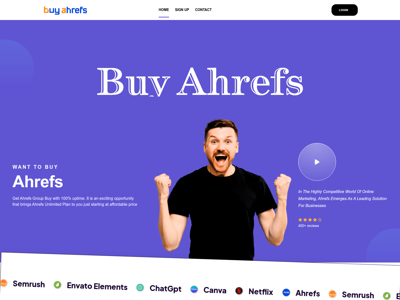Screenshot of buyahref.com