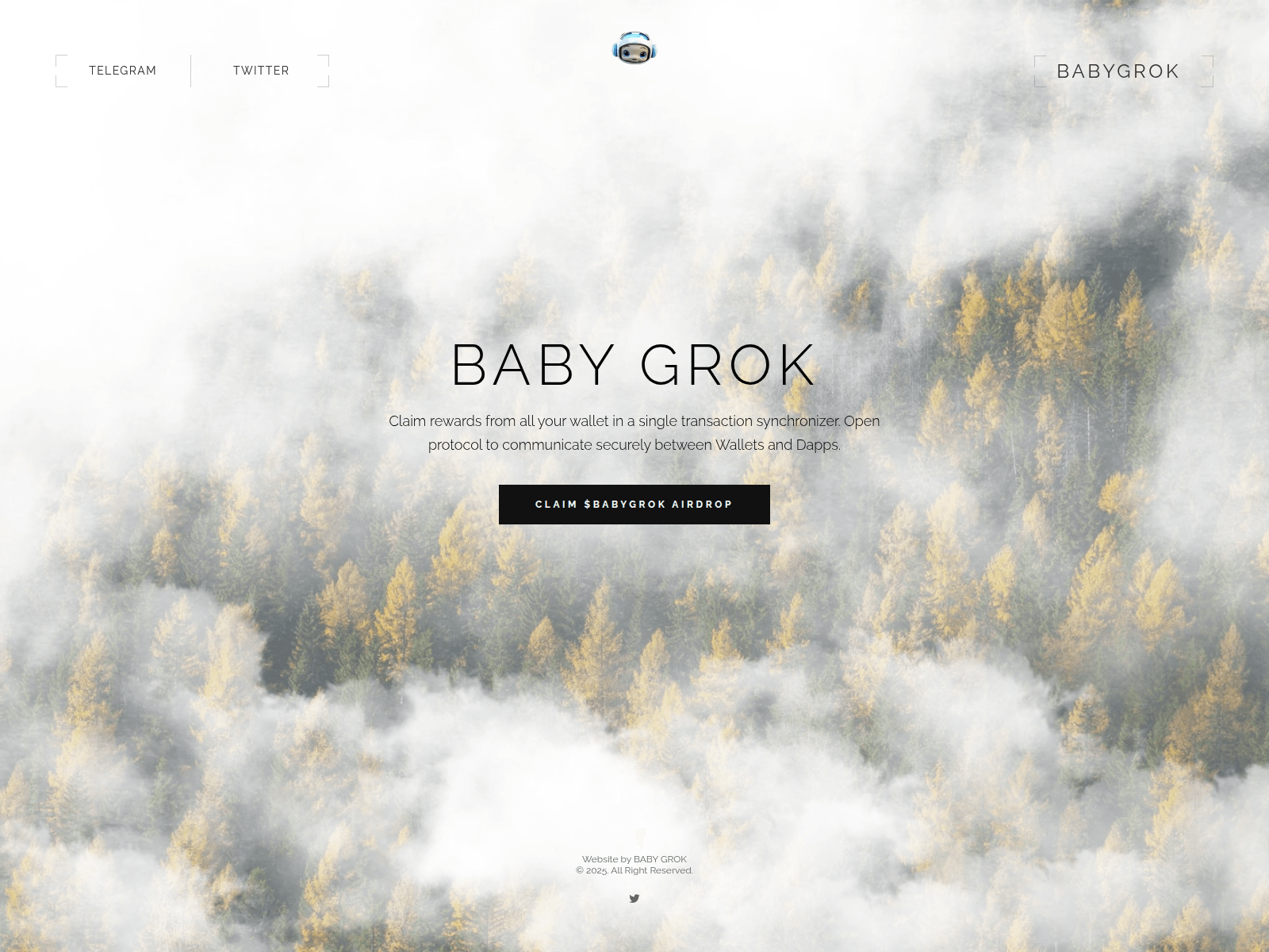 Screenshot of claim-babygrok.site