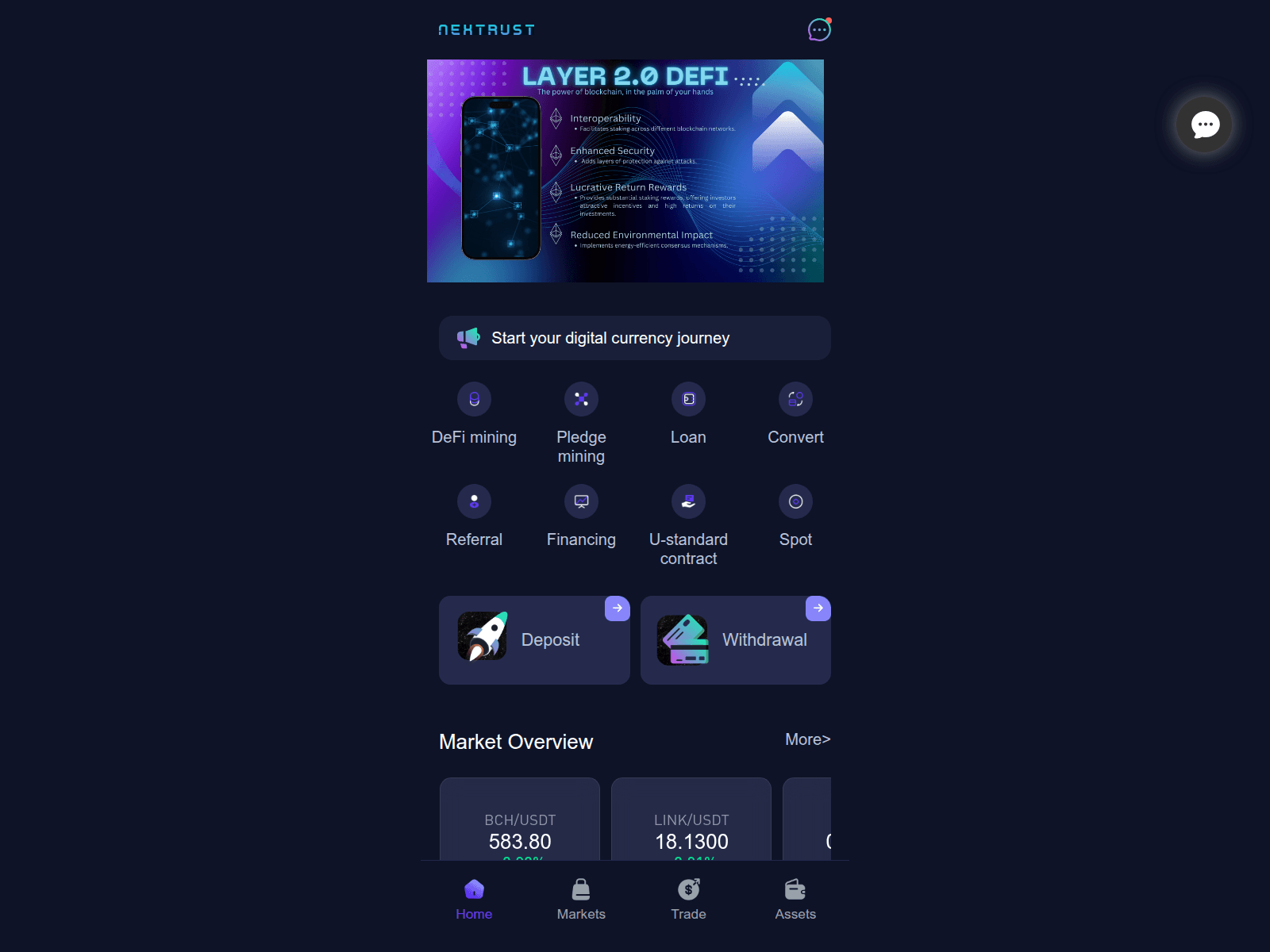 Screenshot of nextrust.bot