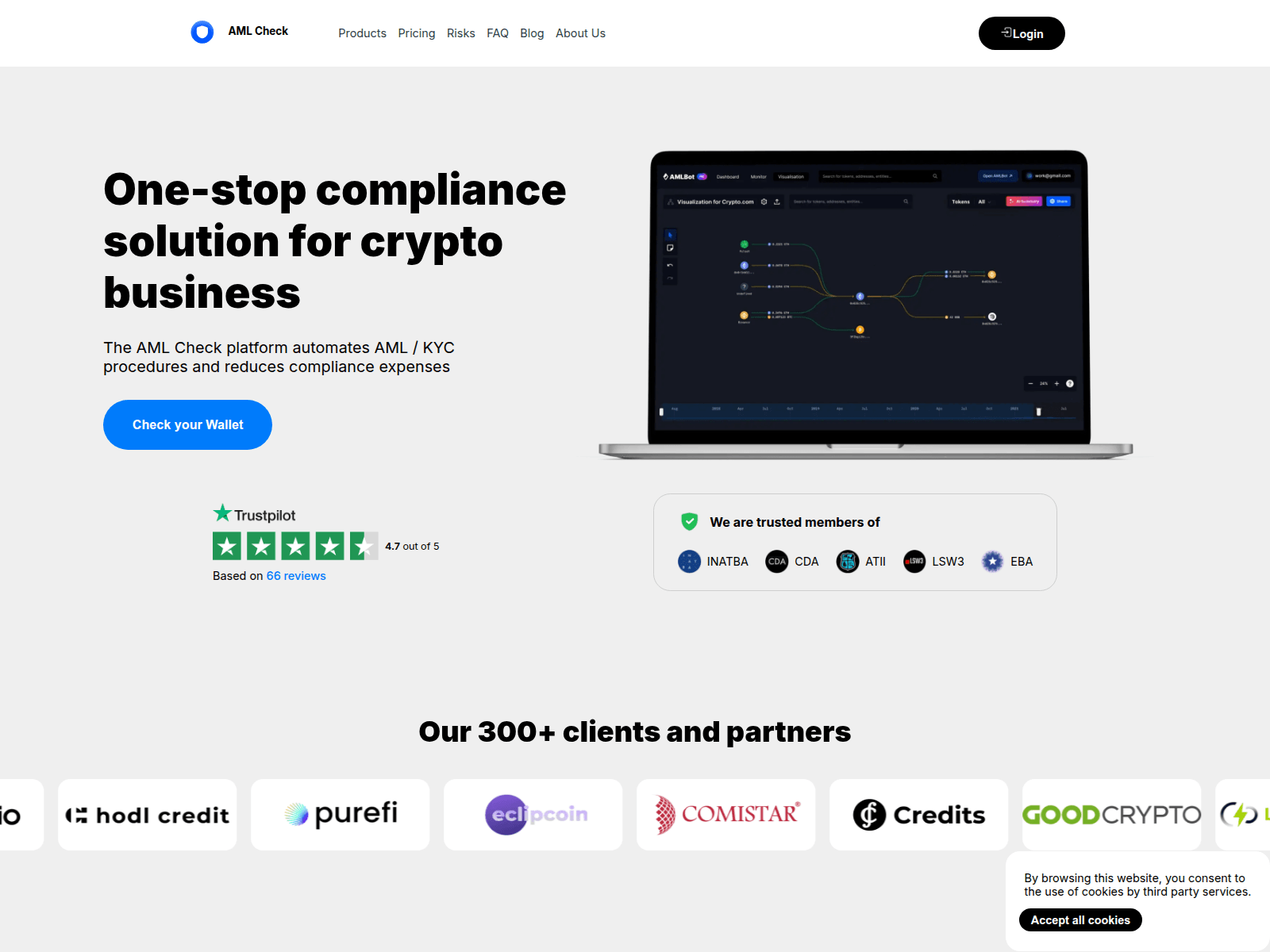 Screenshot of amltransparency.com