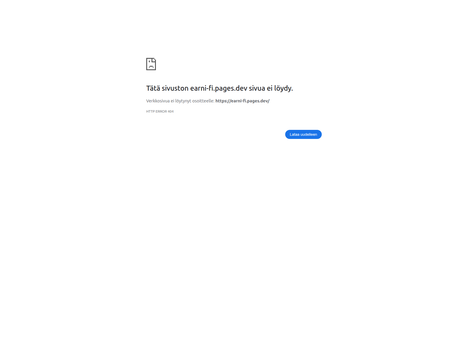 Screenshot of earni-fi.pages.dev