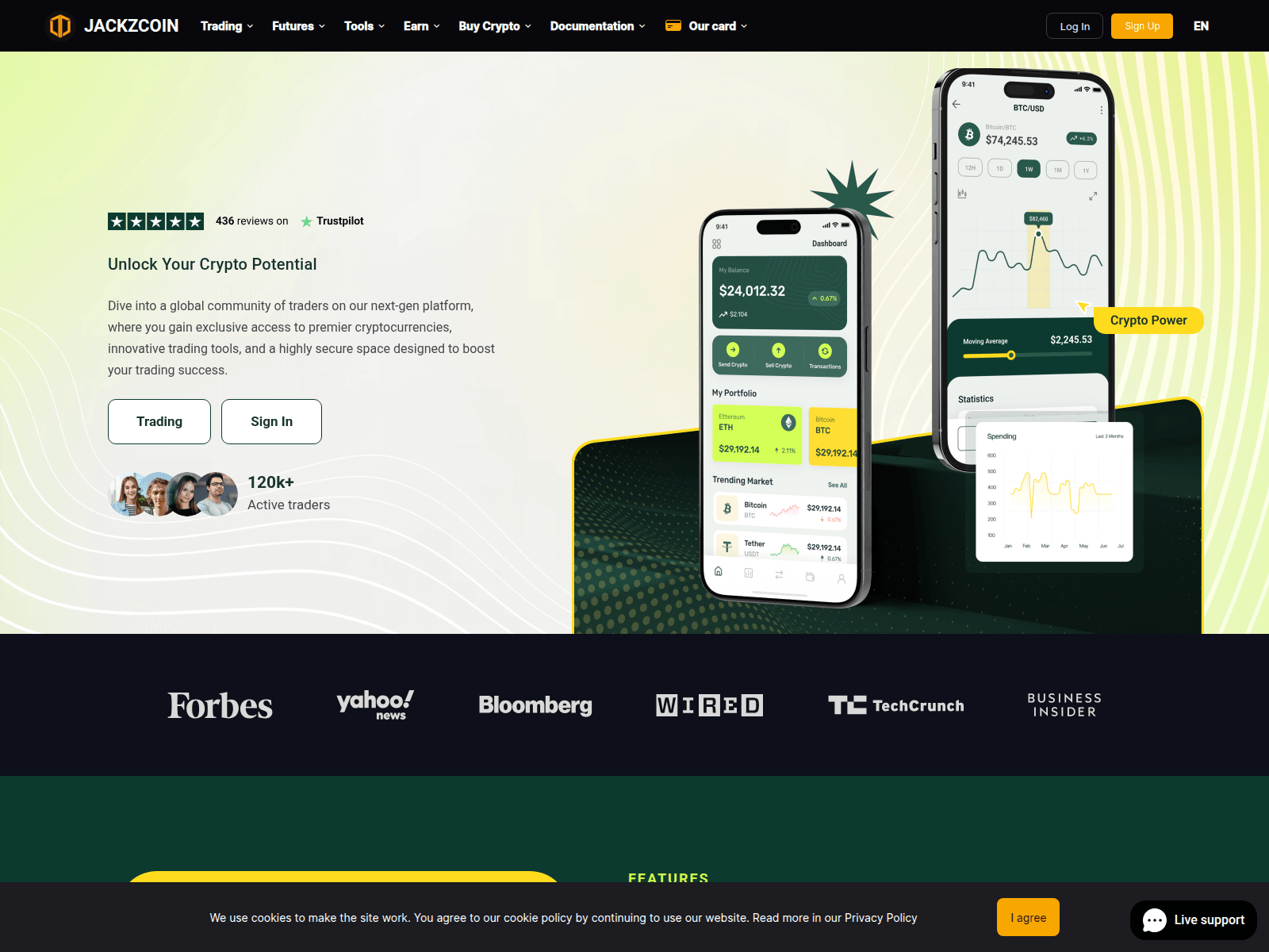 Screenshot of jackzcoin.com