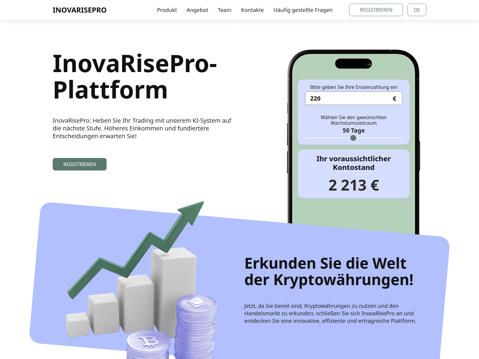 Screenshot of inovarisepro-ai.com
