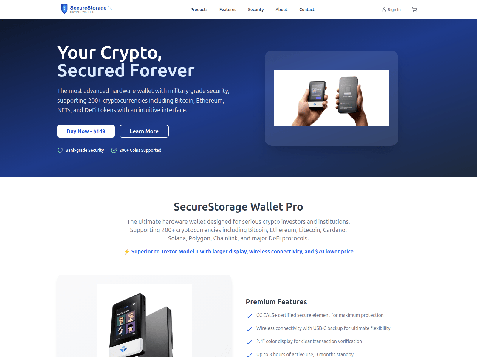 Screenshot of securestorage.co.com