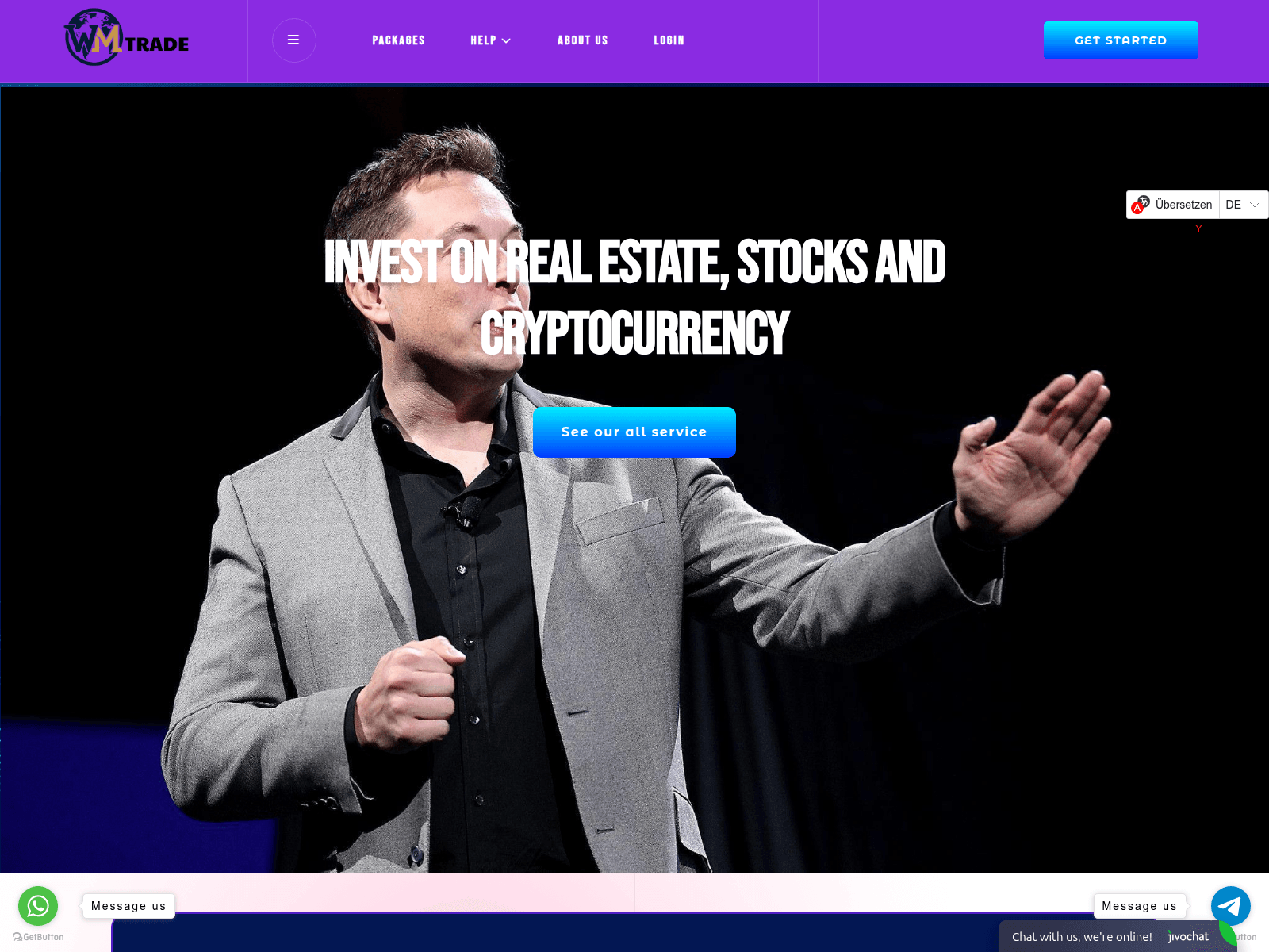 Screenshot of trademaxsolutions.com