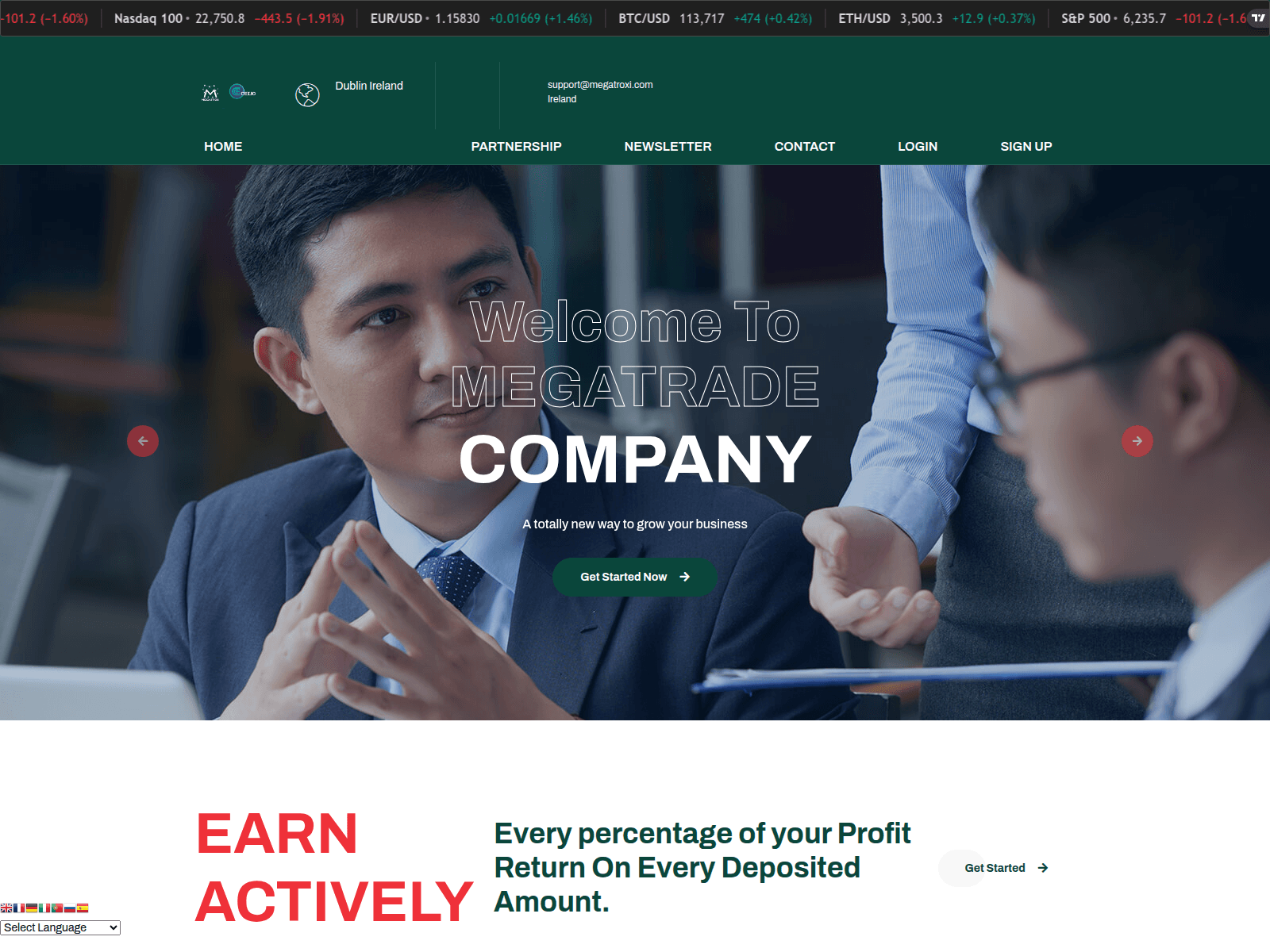 Screenshot of megatroxi.com