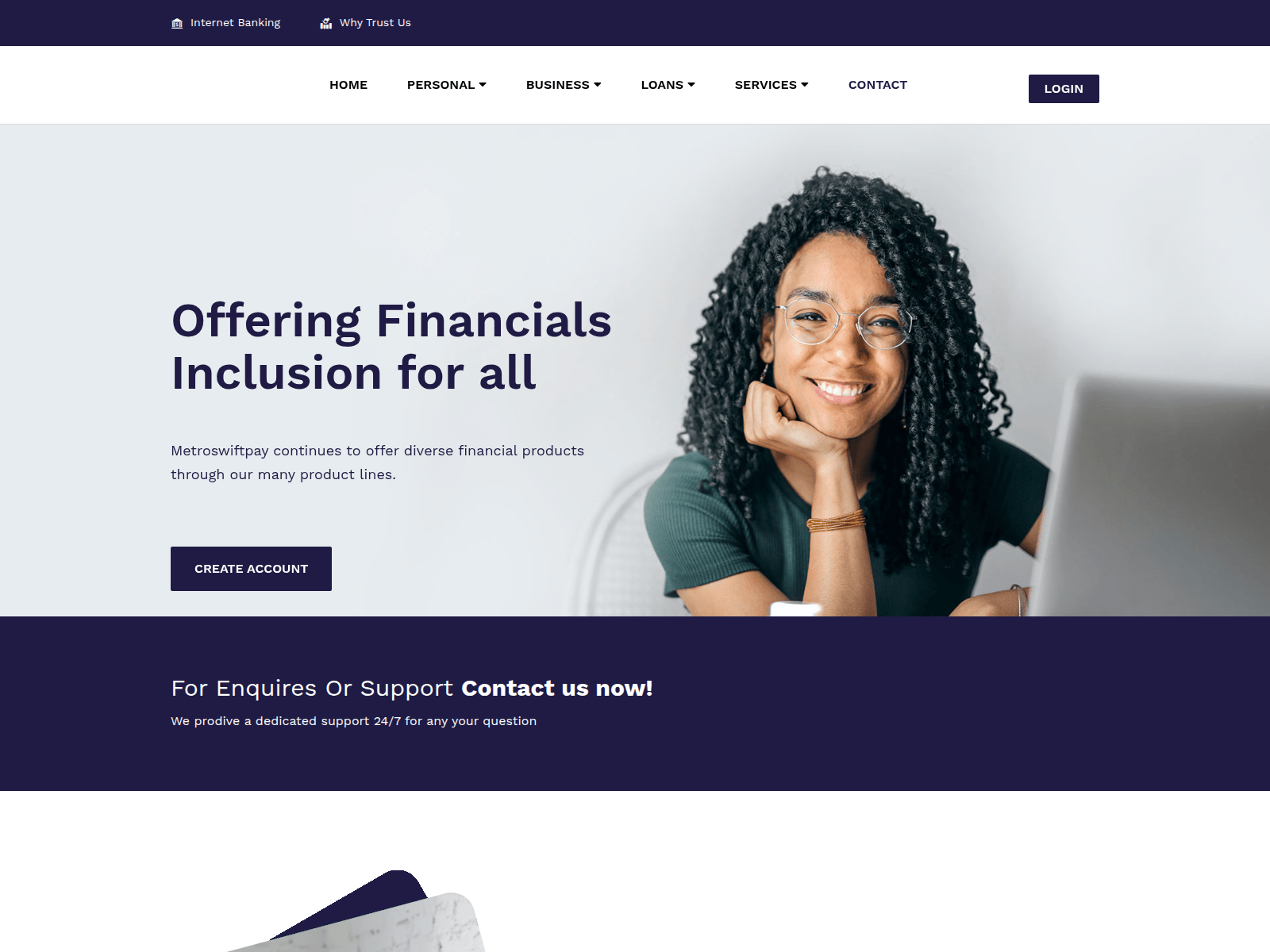 Screenshot of metro-swiftonline.com