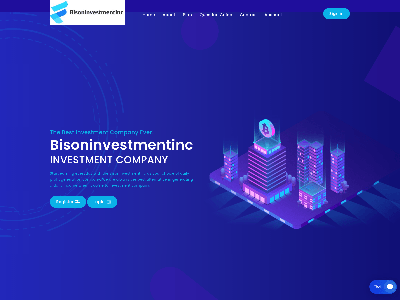 Screenshot of bisoninvestmentinc.live
