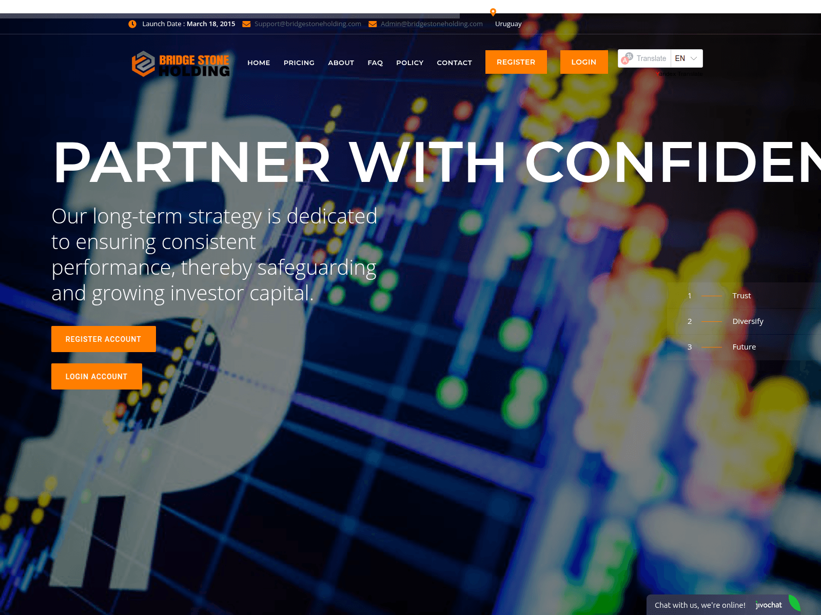 Screenshot of bridgestoneholding.com