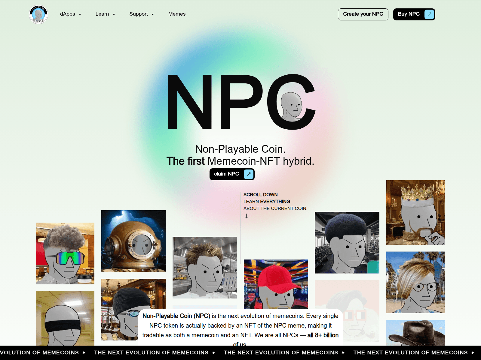 Screenshot of nonplayable.de
